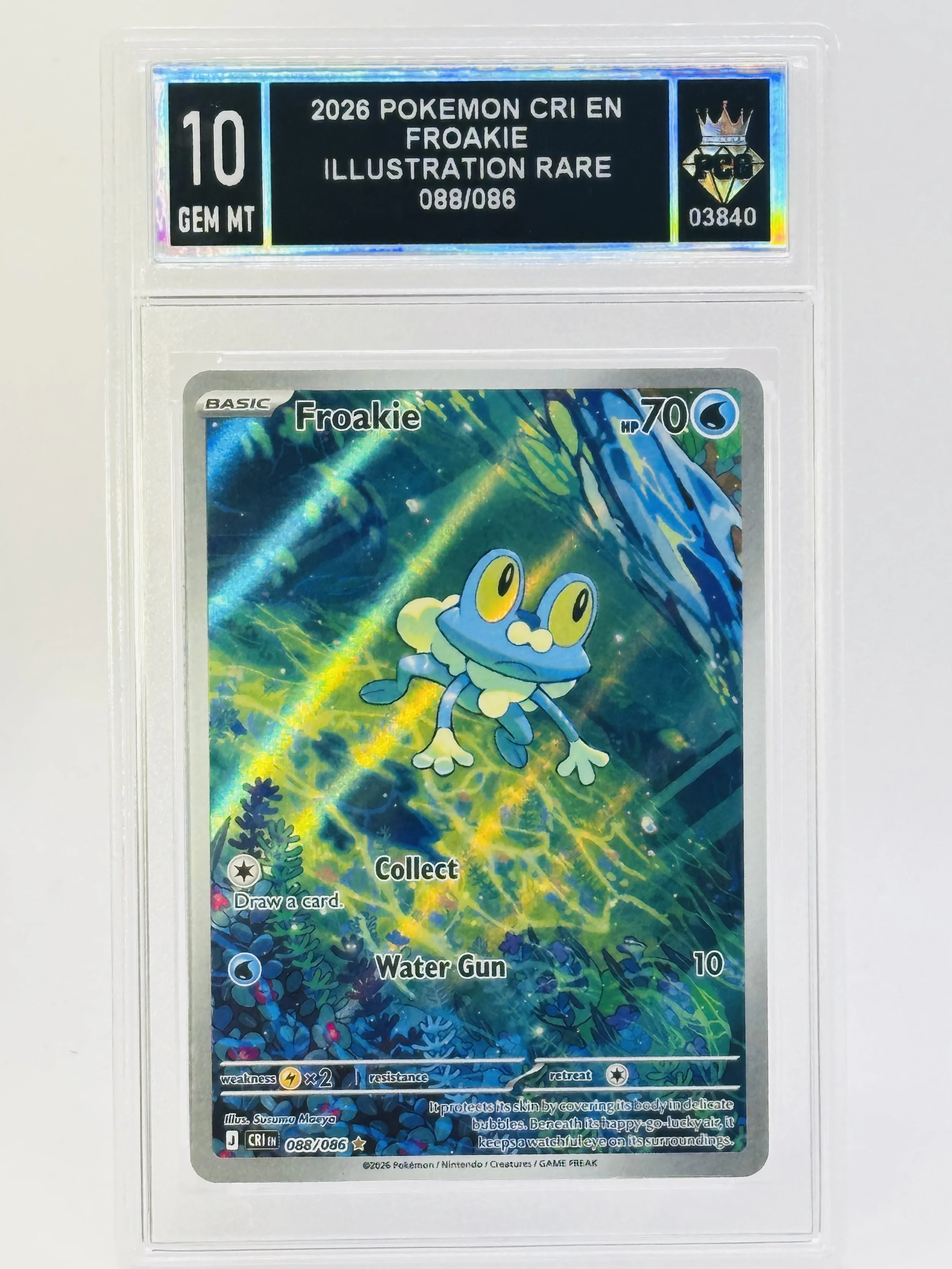 #20260003840 2026 FROAKIE 10 GEM MT