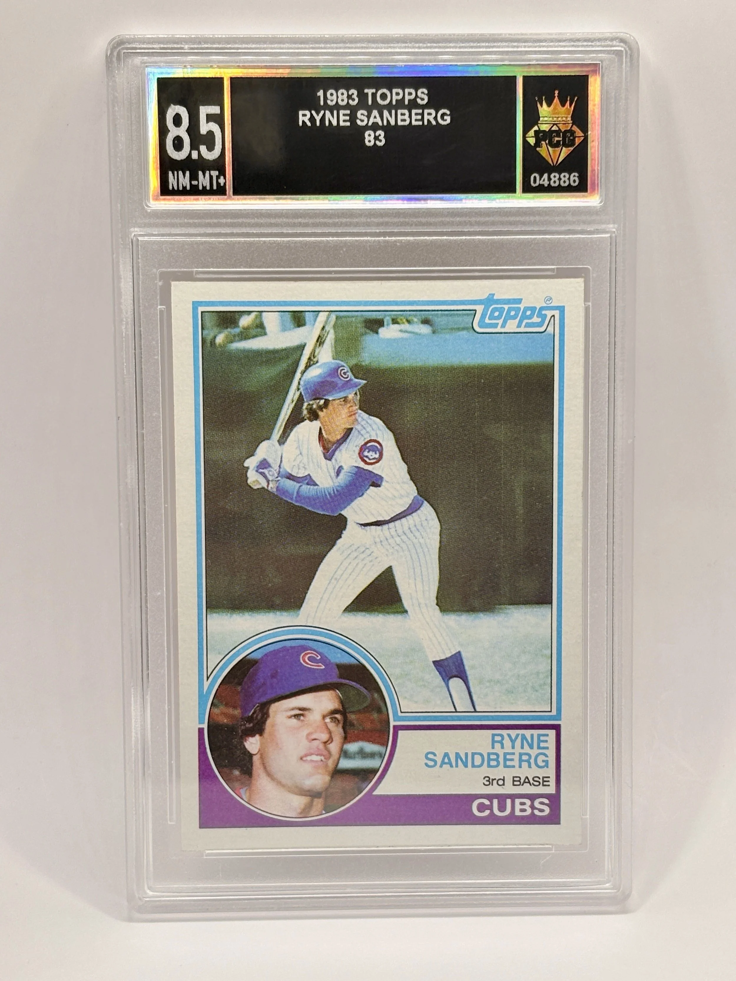 #20260004886 1983 RYNE SANBERG 8.5 NM-MT+