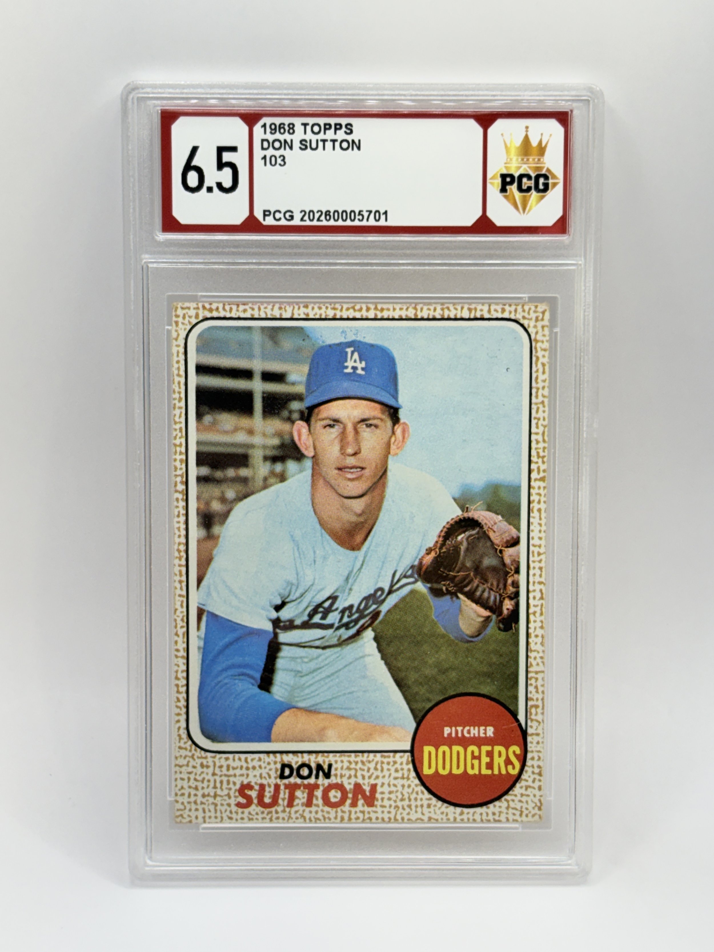 #20260005701 1968 DON SUTTON 6.5