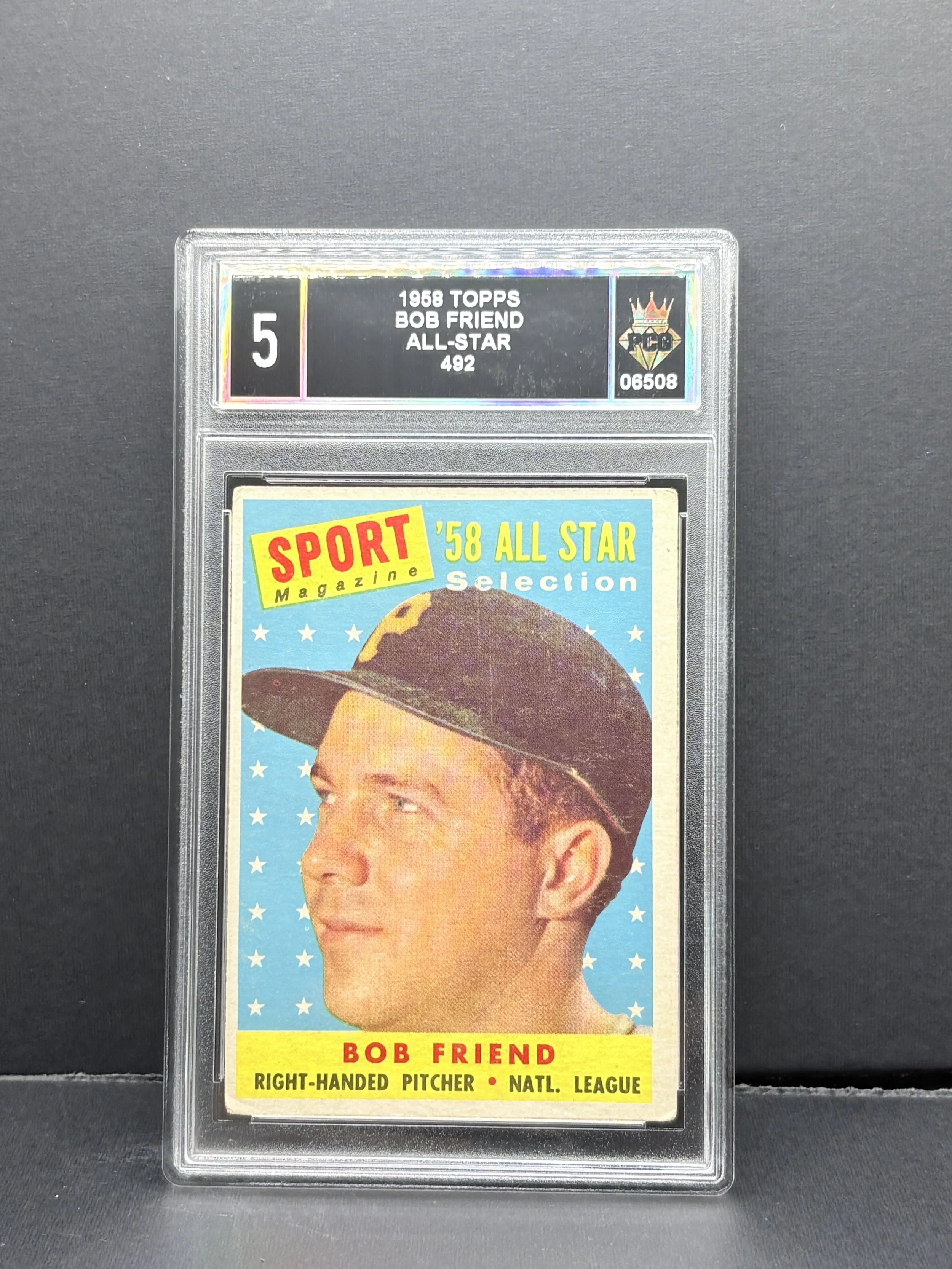 #06508 1958 BOB FRIEND 5