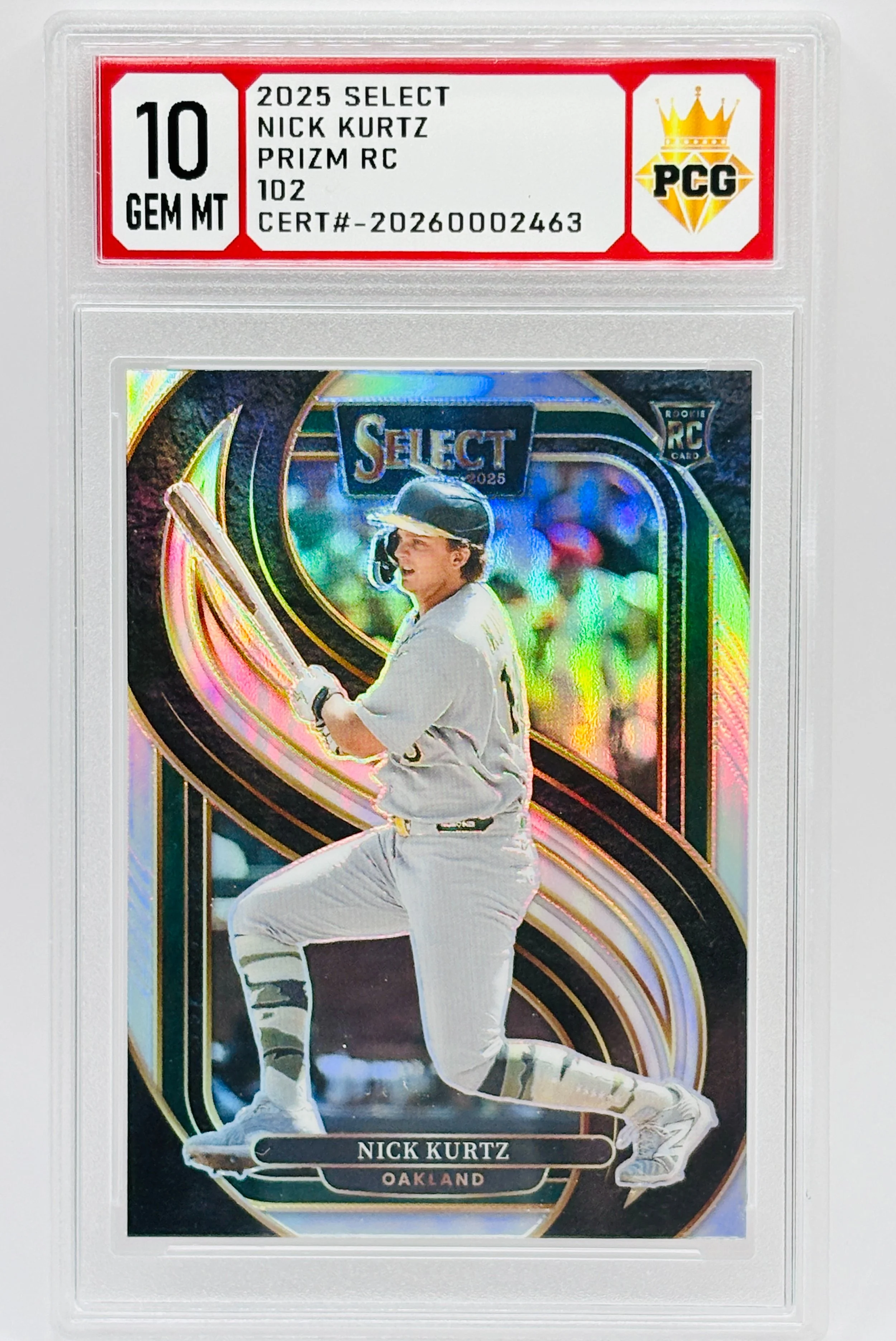 #20260002463 2025 NICK KURTZ 10 GEM MT