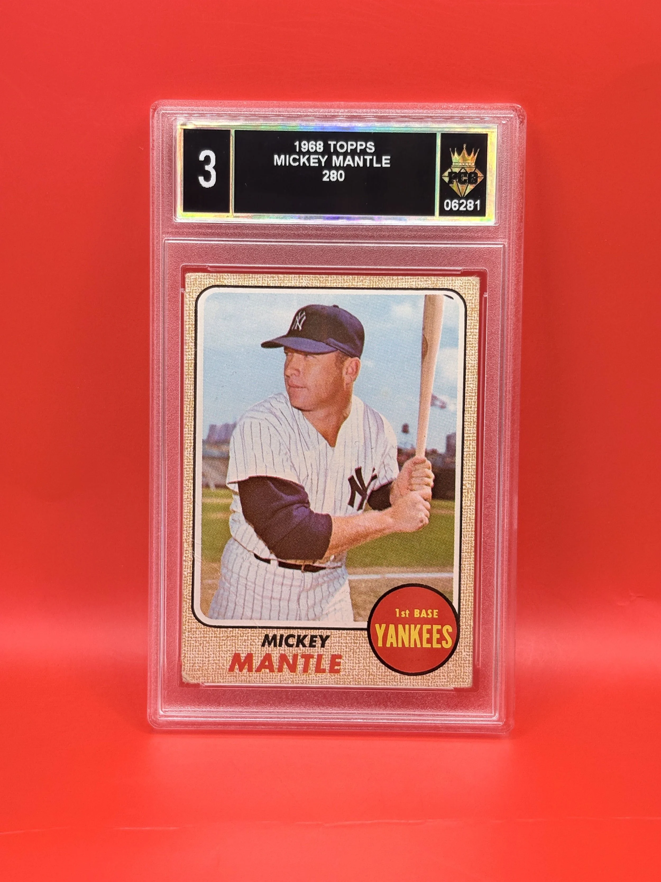 #06281 1968 MICKEY MANTLE 3