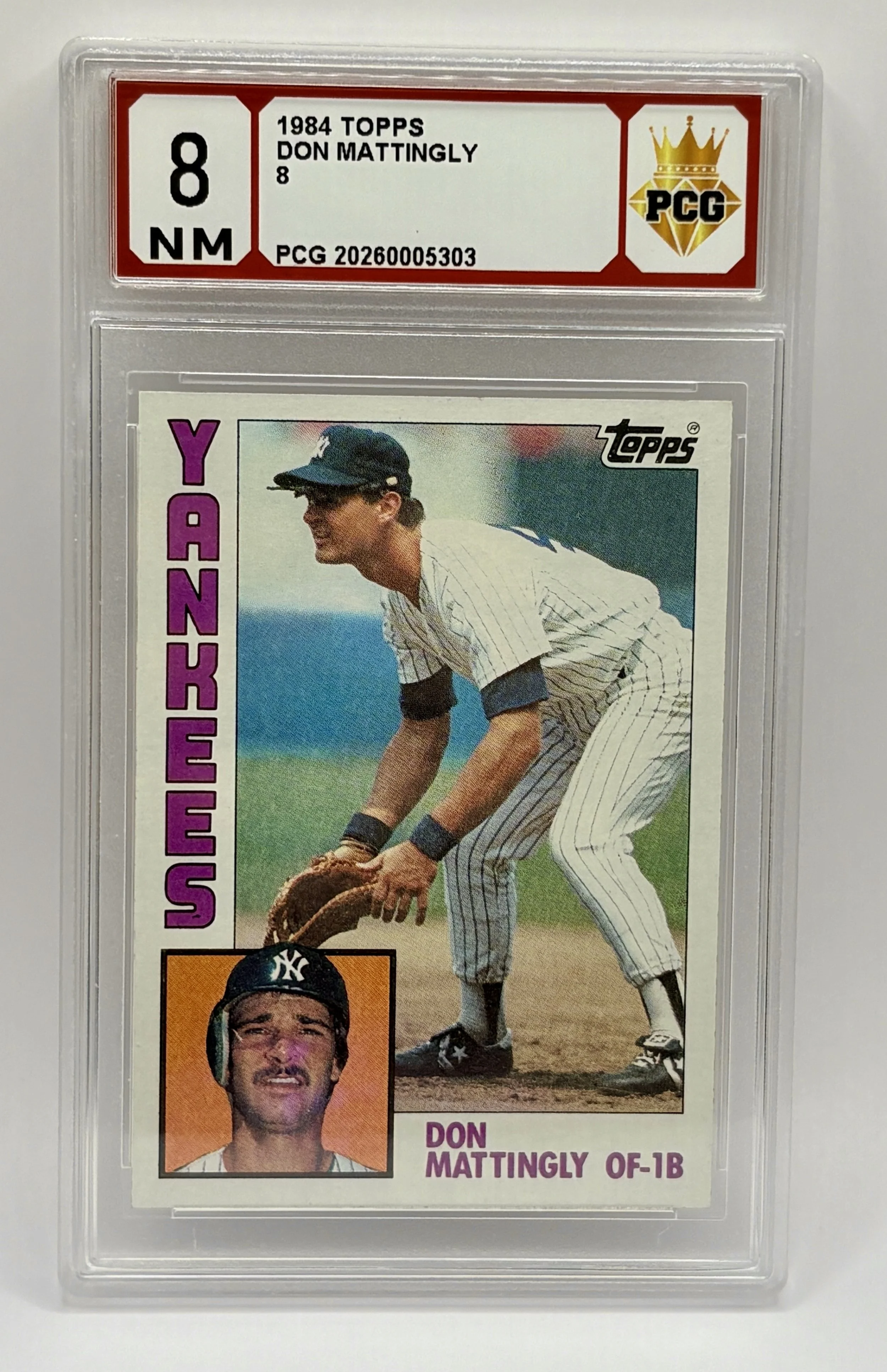 #20260005303 1984 DON MATTINGLY 8 NM
