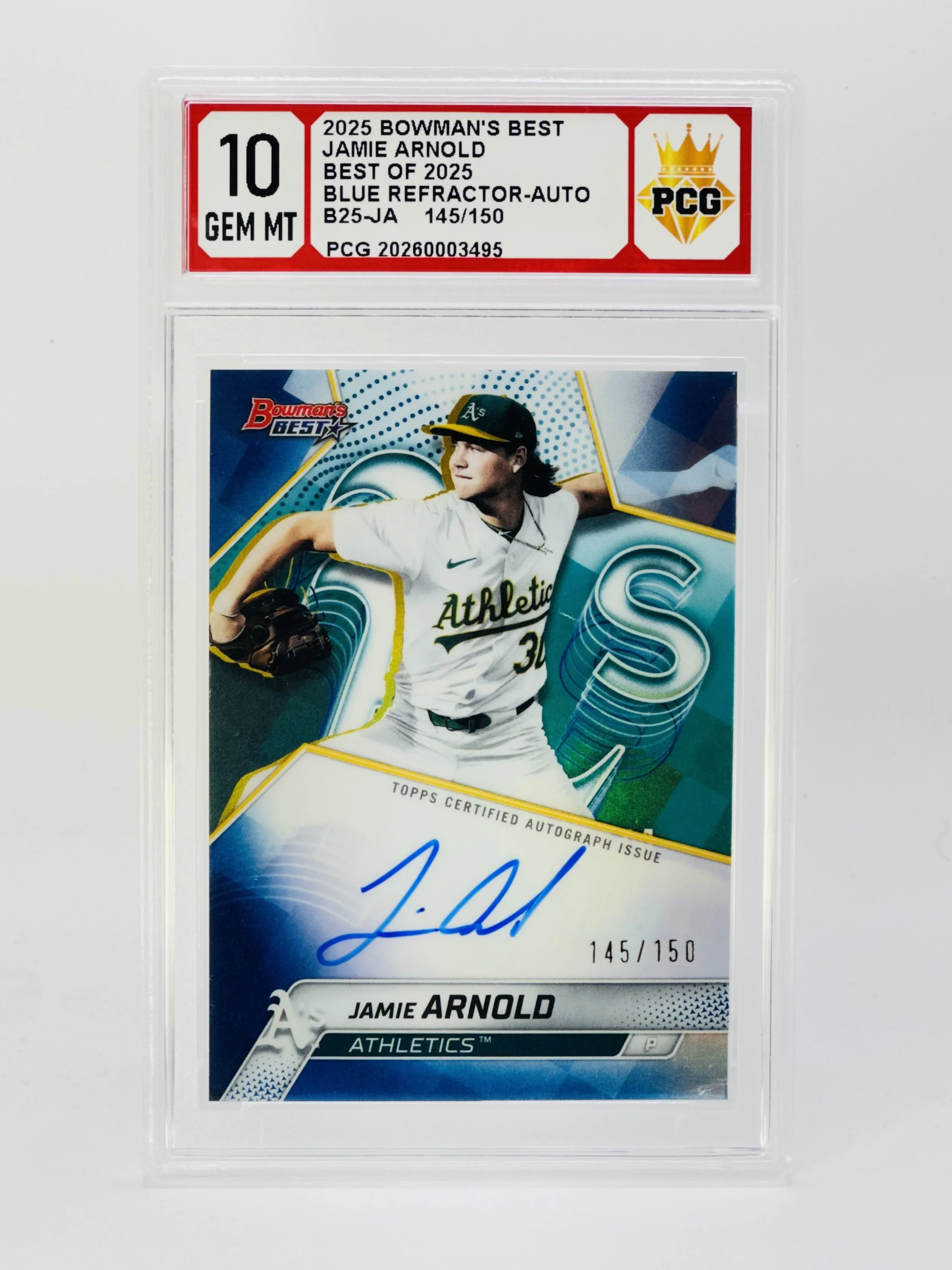 #20260003495 2025 JAMIE ARNOLD 10 GEM MT