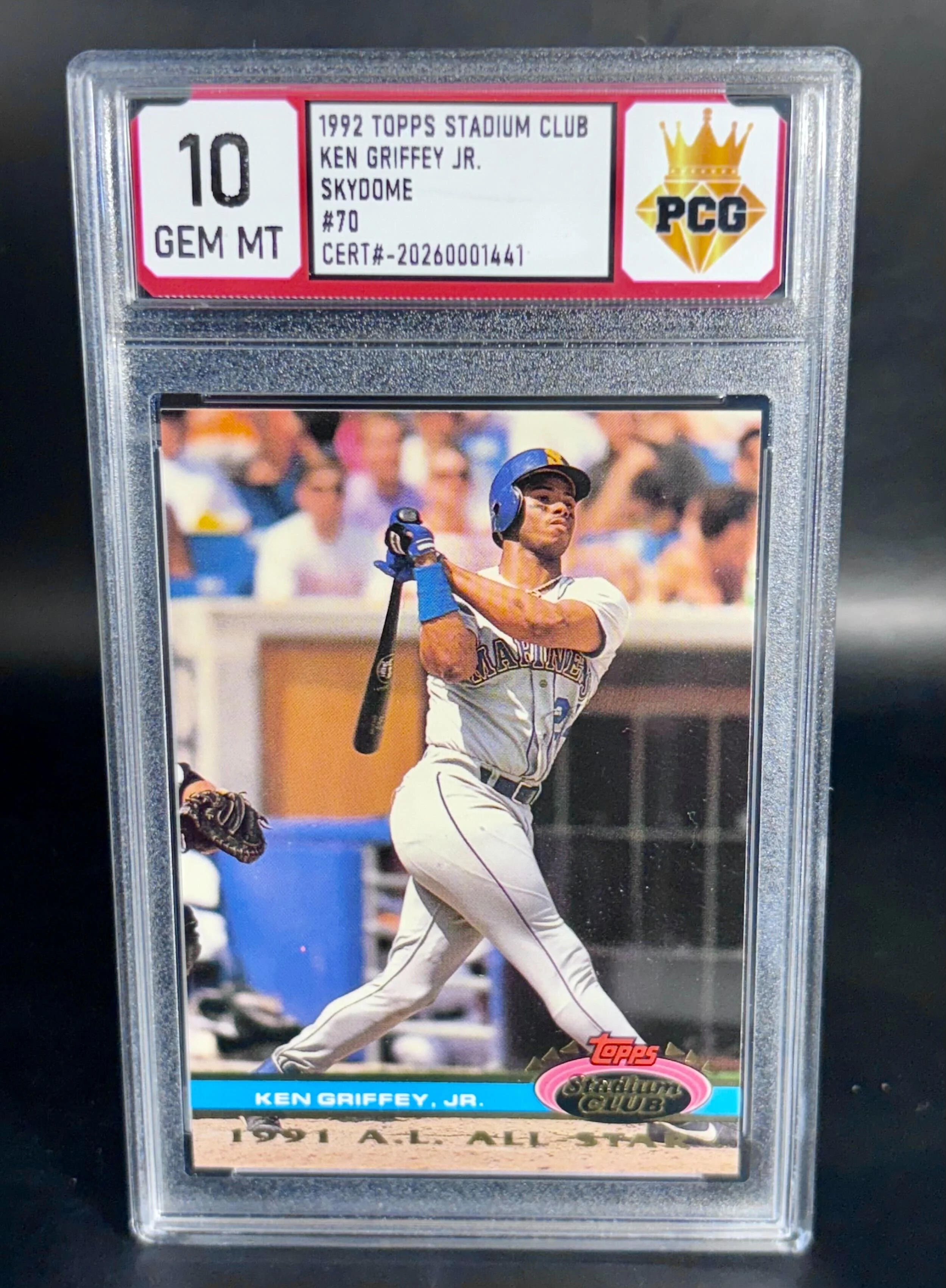 #20260001441 1992 KEN GRIFFEY JR. 10 GEM MT