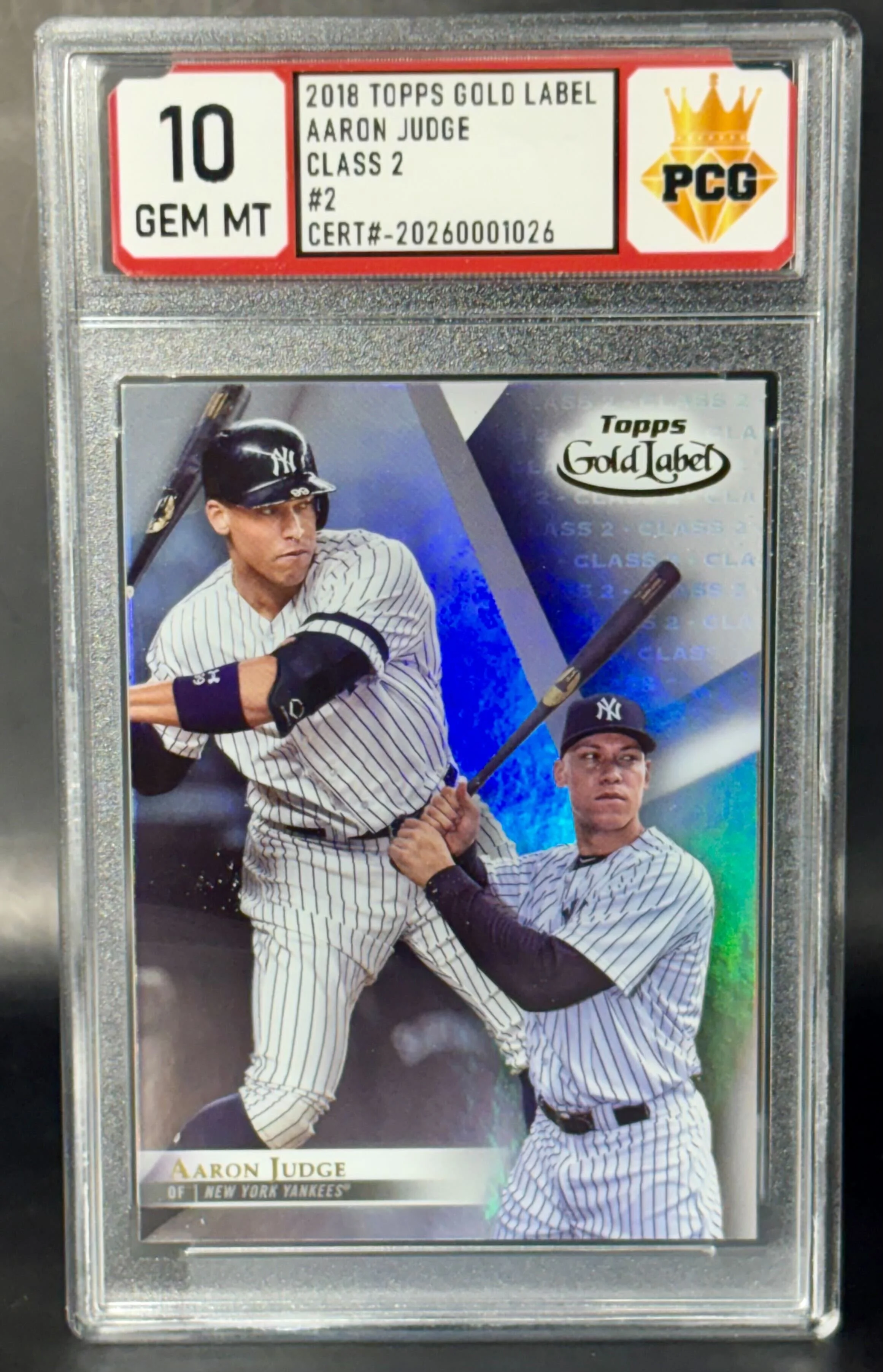 #20260001026 2018 AARON JUDGE 10 GEM MT