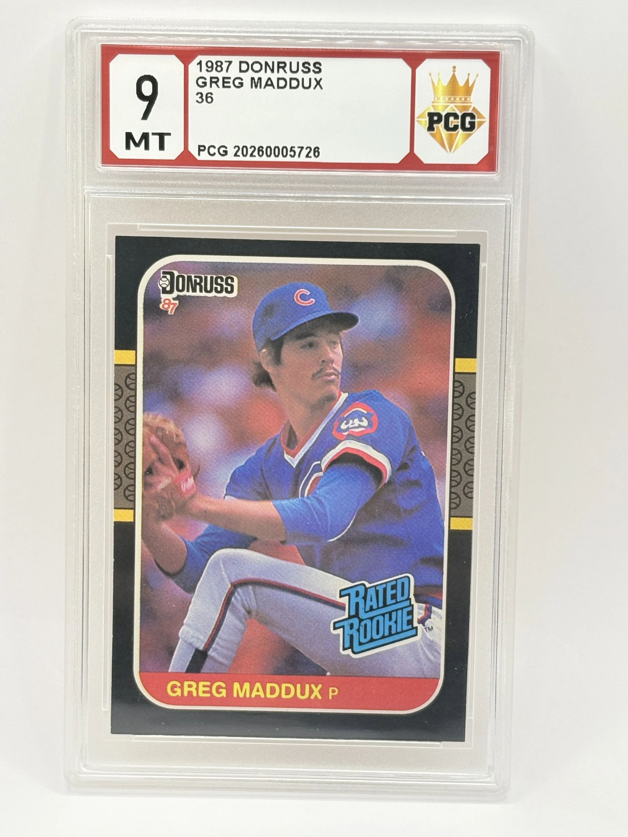 #20260005726 1987 GREG MADDUX 9 MT