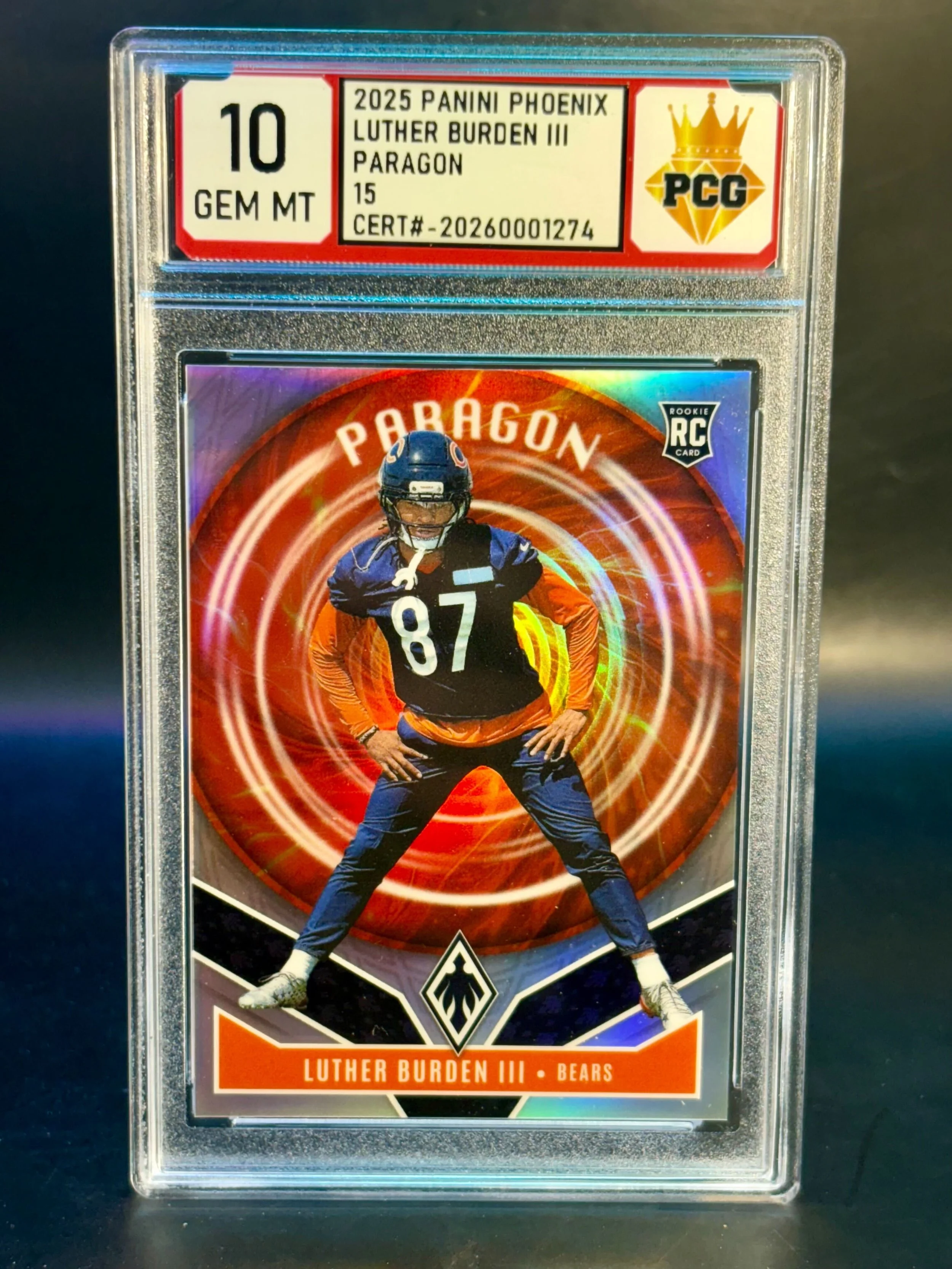 #20260001274 2025 LUTHER BURDEN III 10 GEM MT