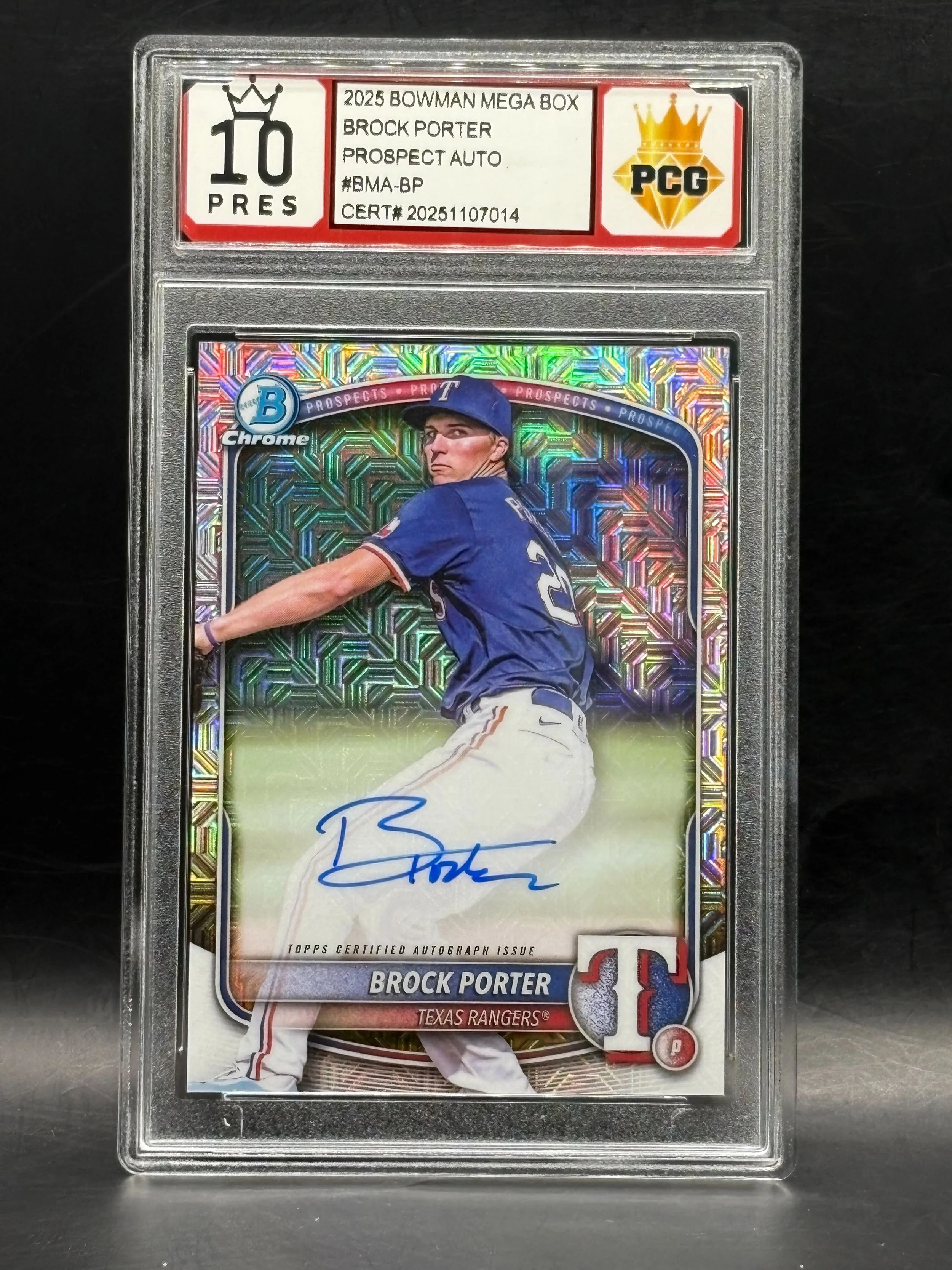 #20251107014 Brock Porter Auto 10 Prestigious (Highest Grade)