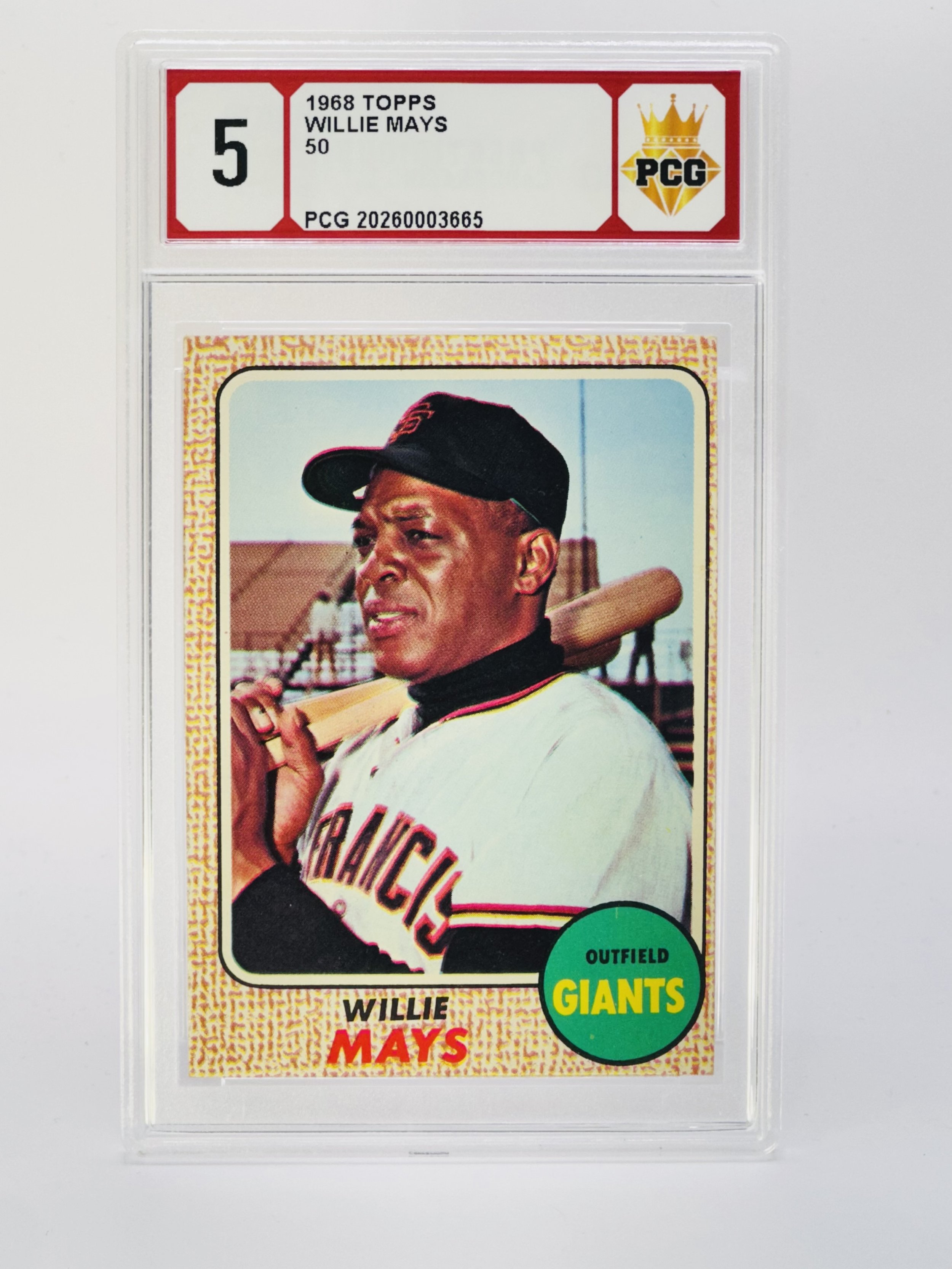 #20260003665 1968 WILLIE MAYS 5