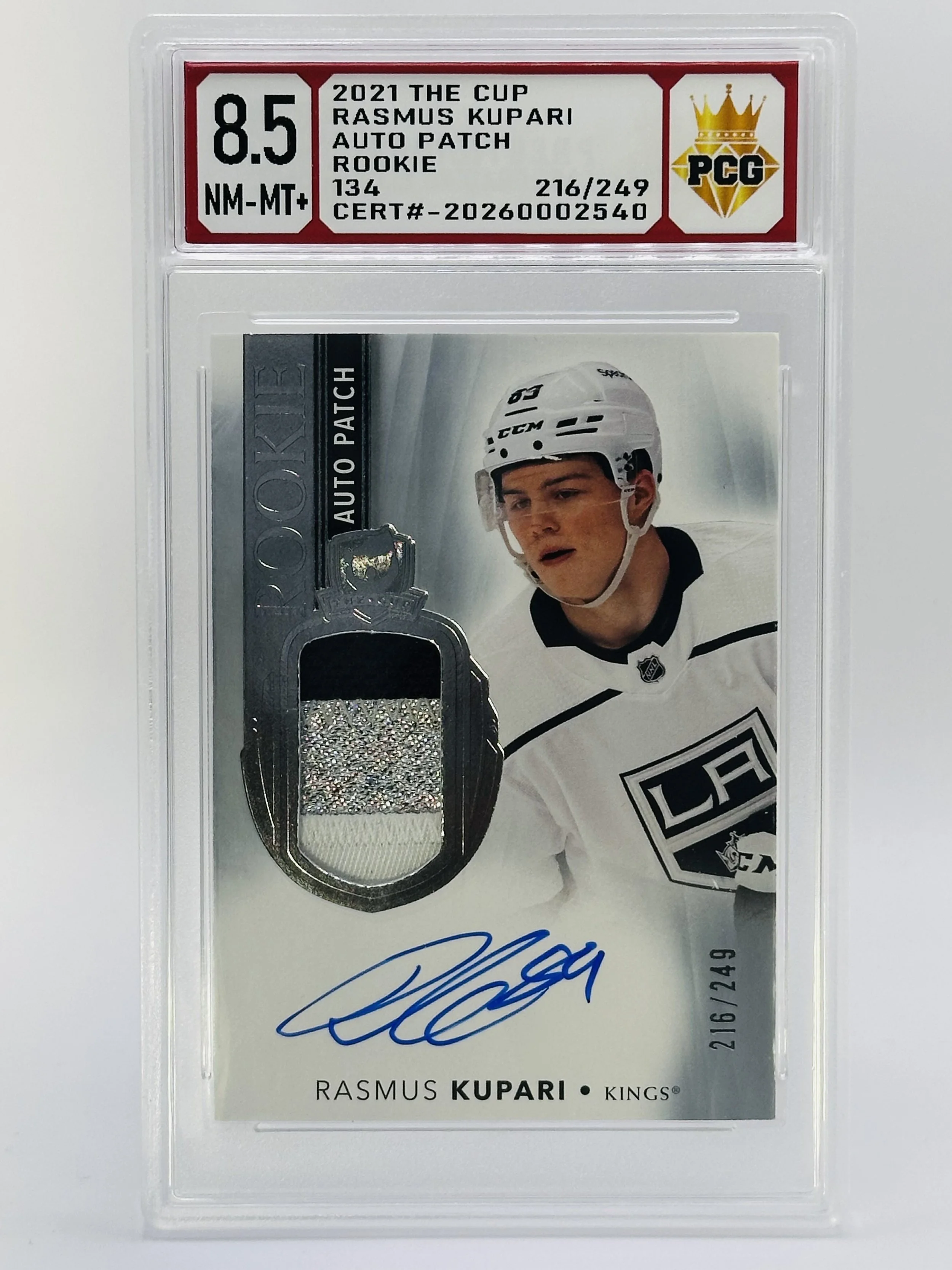 #20260002540 2021 RASMUS KUPARI 8.5 NM-MT+