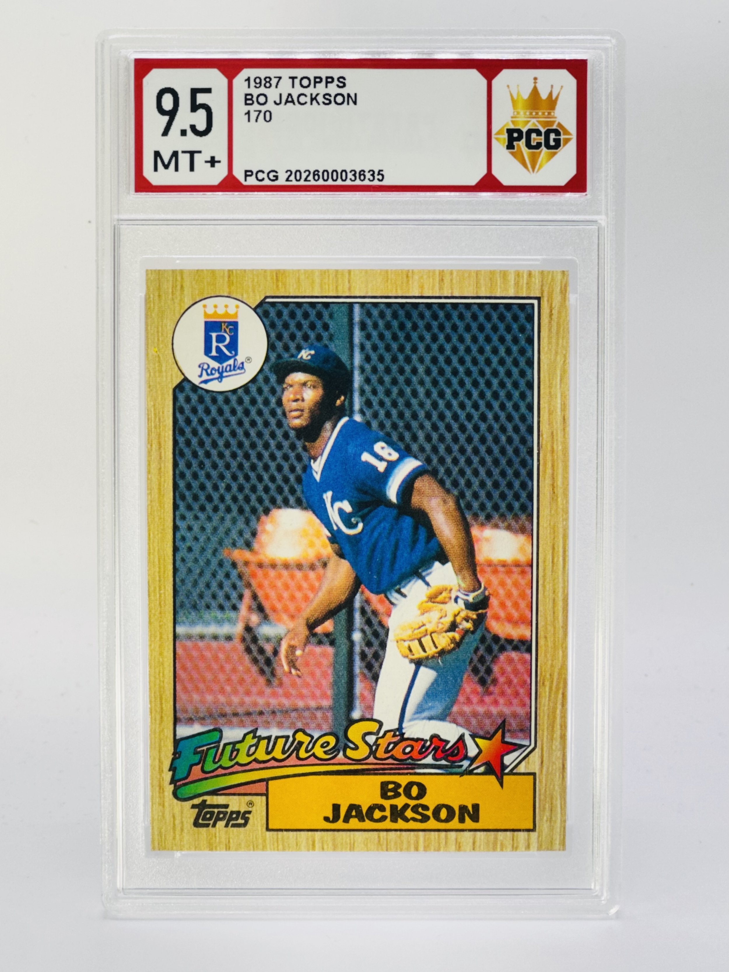 #20260003635 1987 BO JACKSON 9.5 MT+