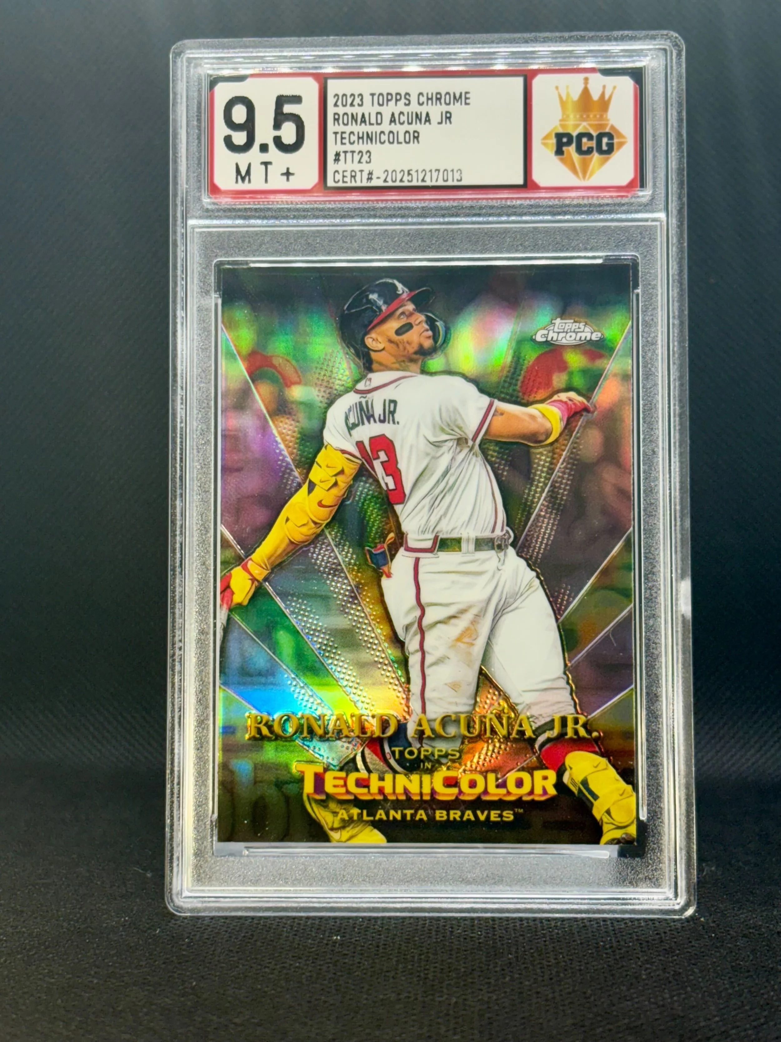 #20251217013 RONALD ACUNA JR. TECHNICOLOR 9.5 MT+