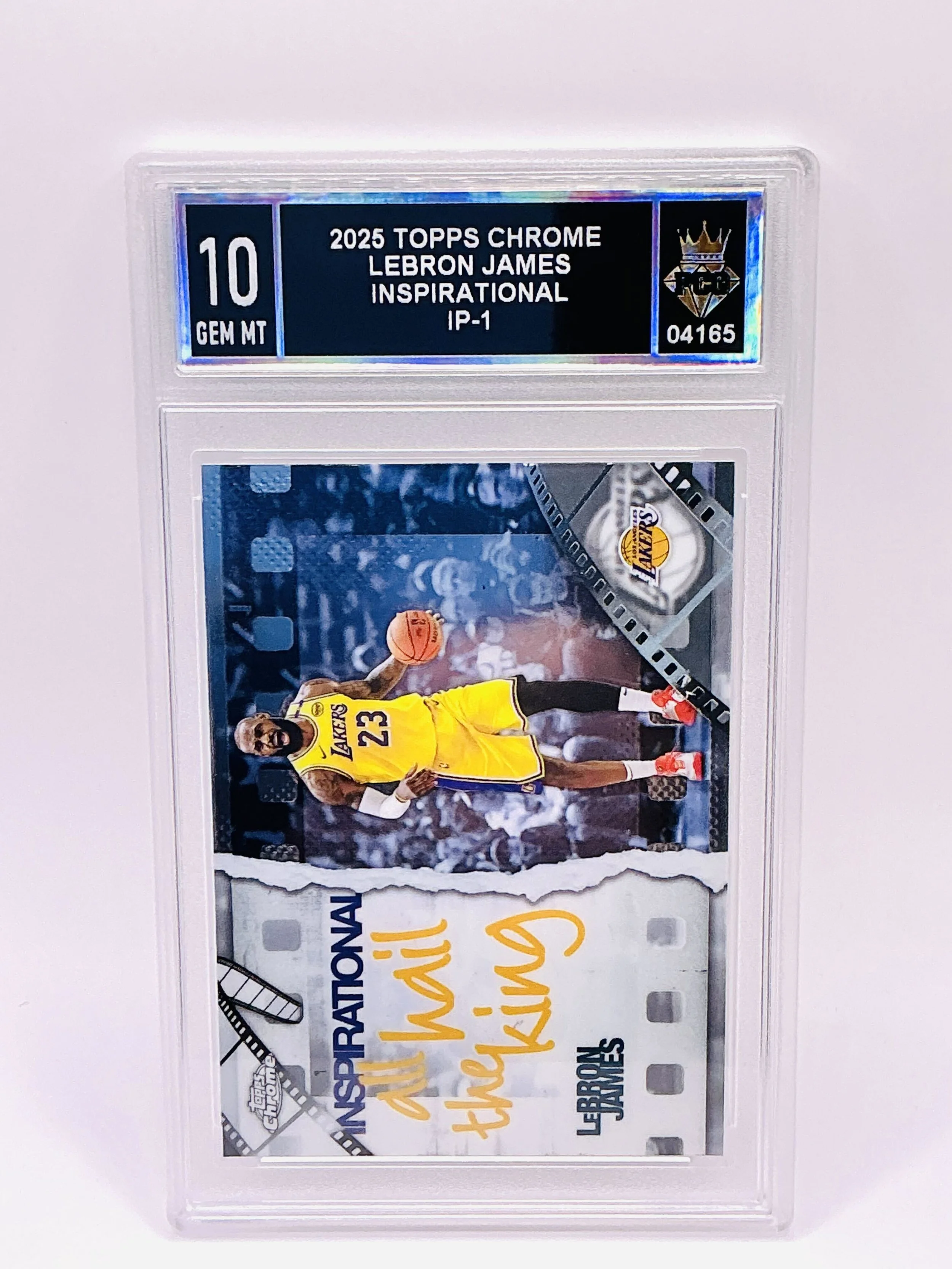 #04165 2025 LEBRON JAMES 10 GEM MT