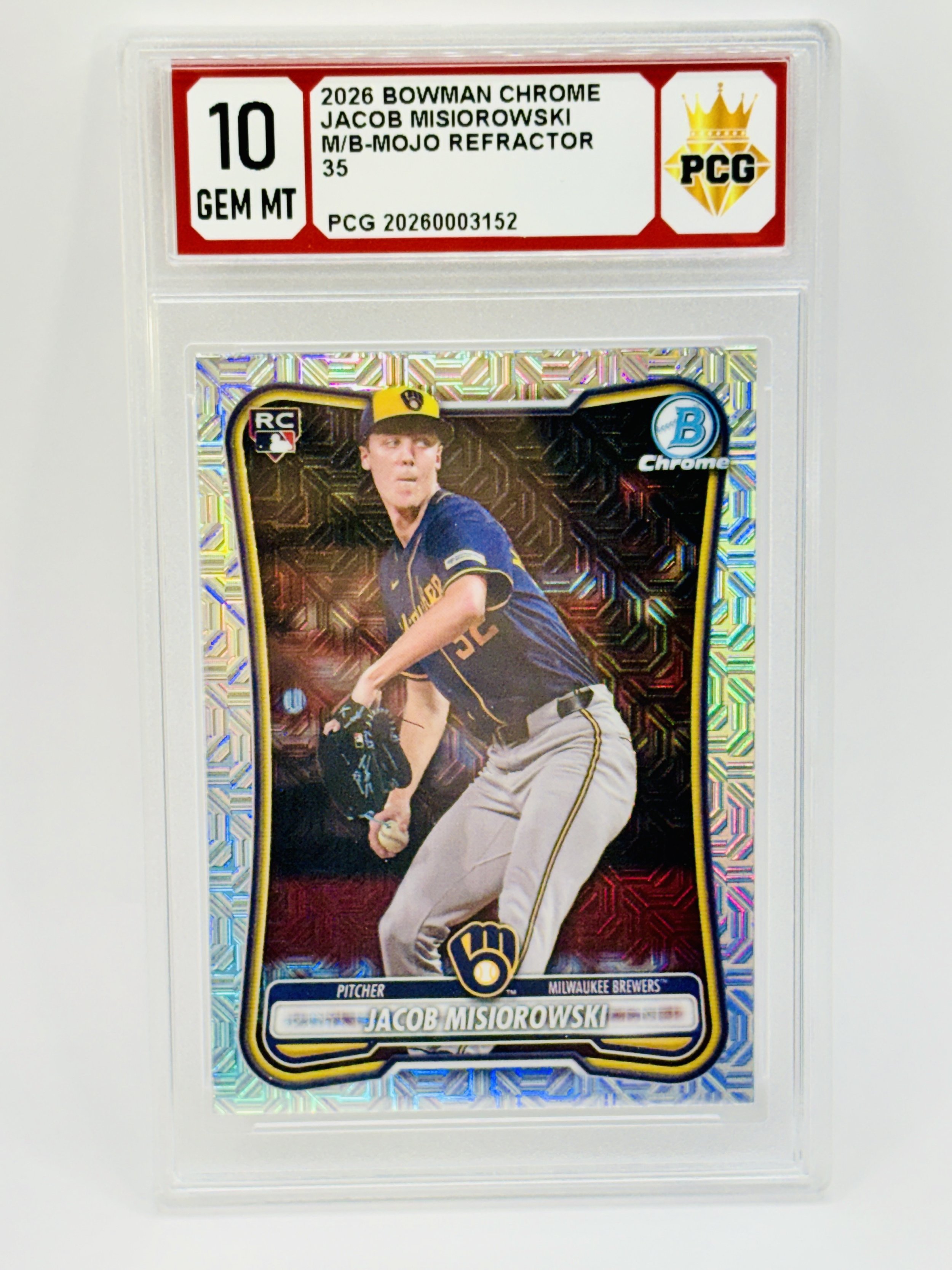 #20260003152 2026 JACOB MISIOROWSKI 10 GEM MT