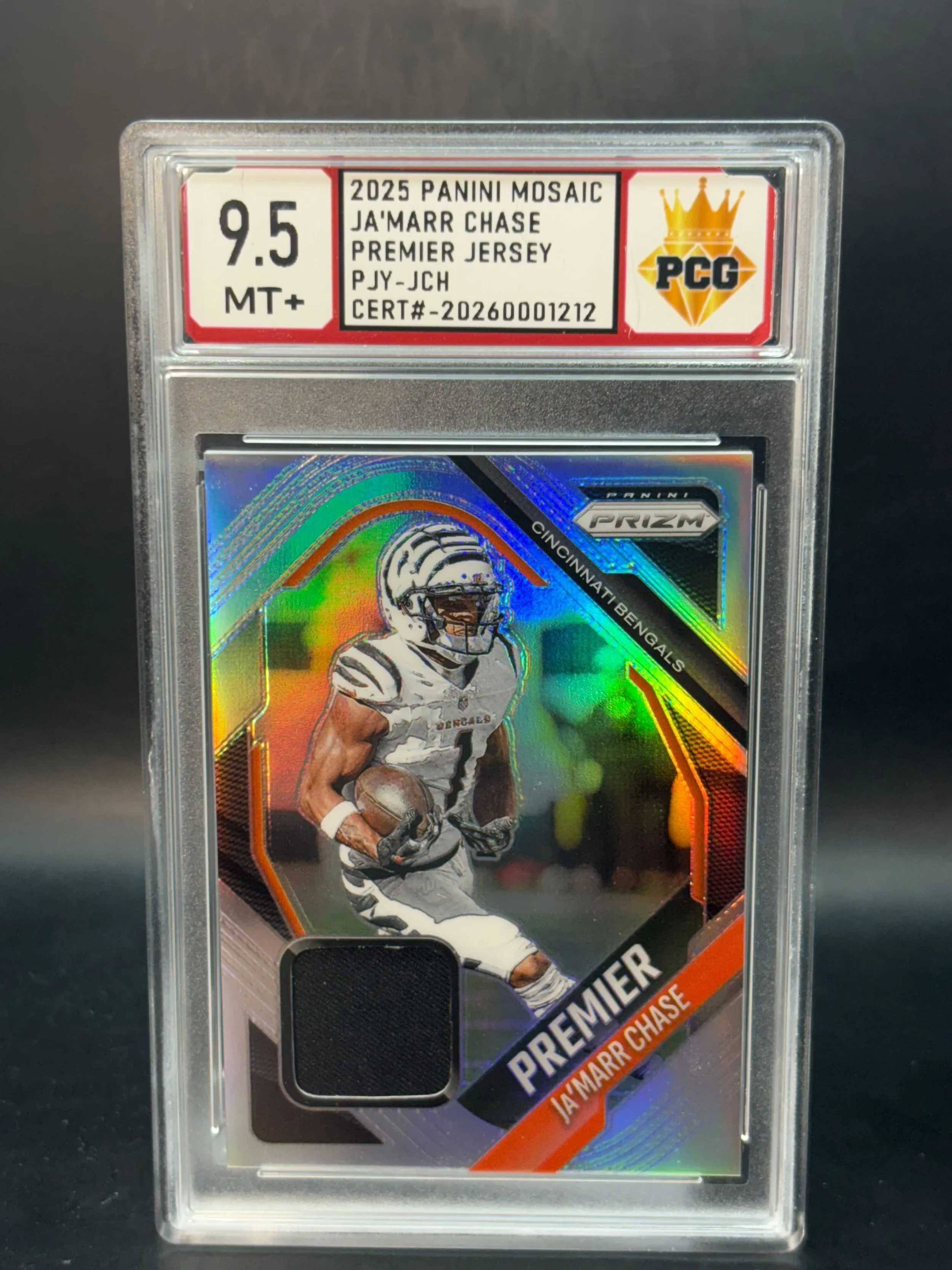 #20260001212 2025 JA'MARR CHASE 9.5 MT+