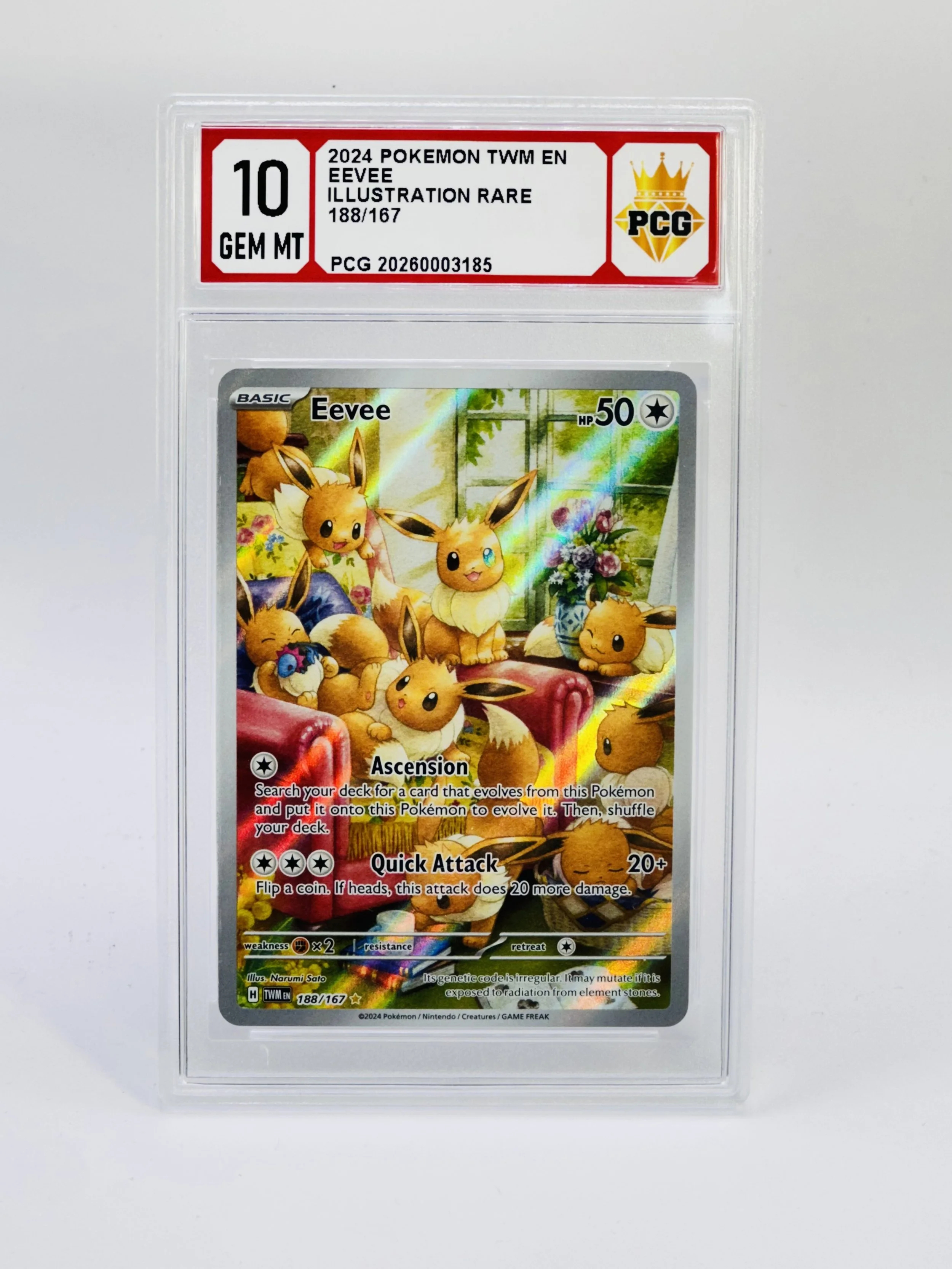 #20260003185 2024 EEVEE 10 GEM MT