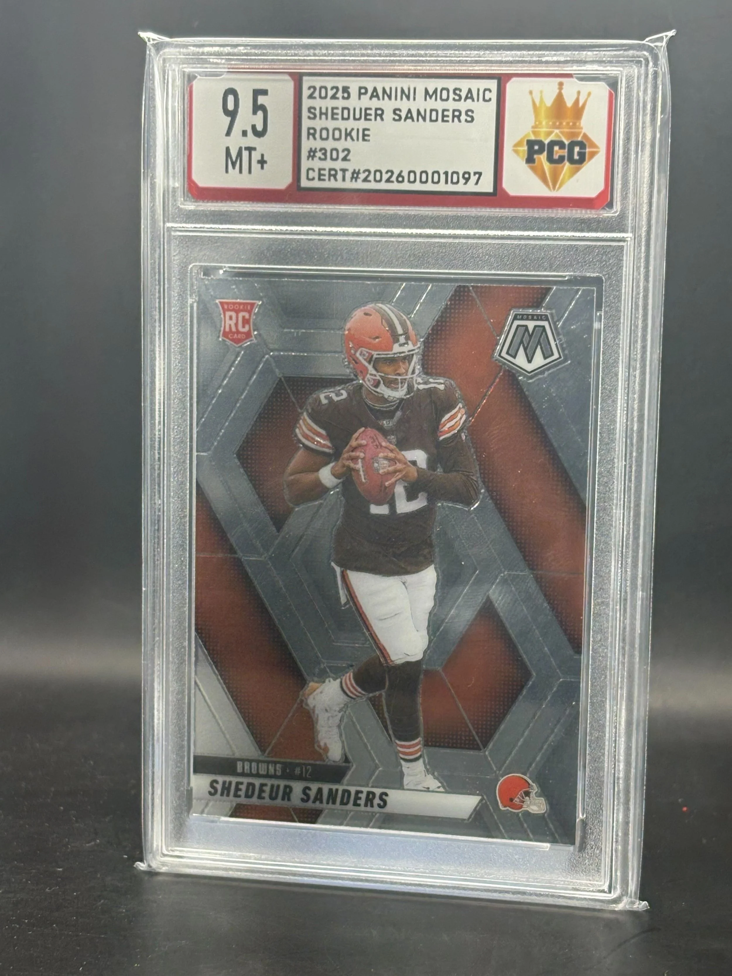 #20260001097 2025 SHEDEUR SANDERS RC 9.5 MT+