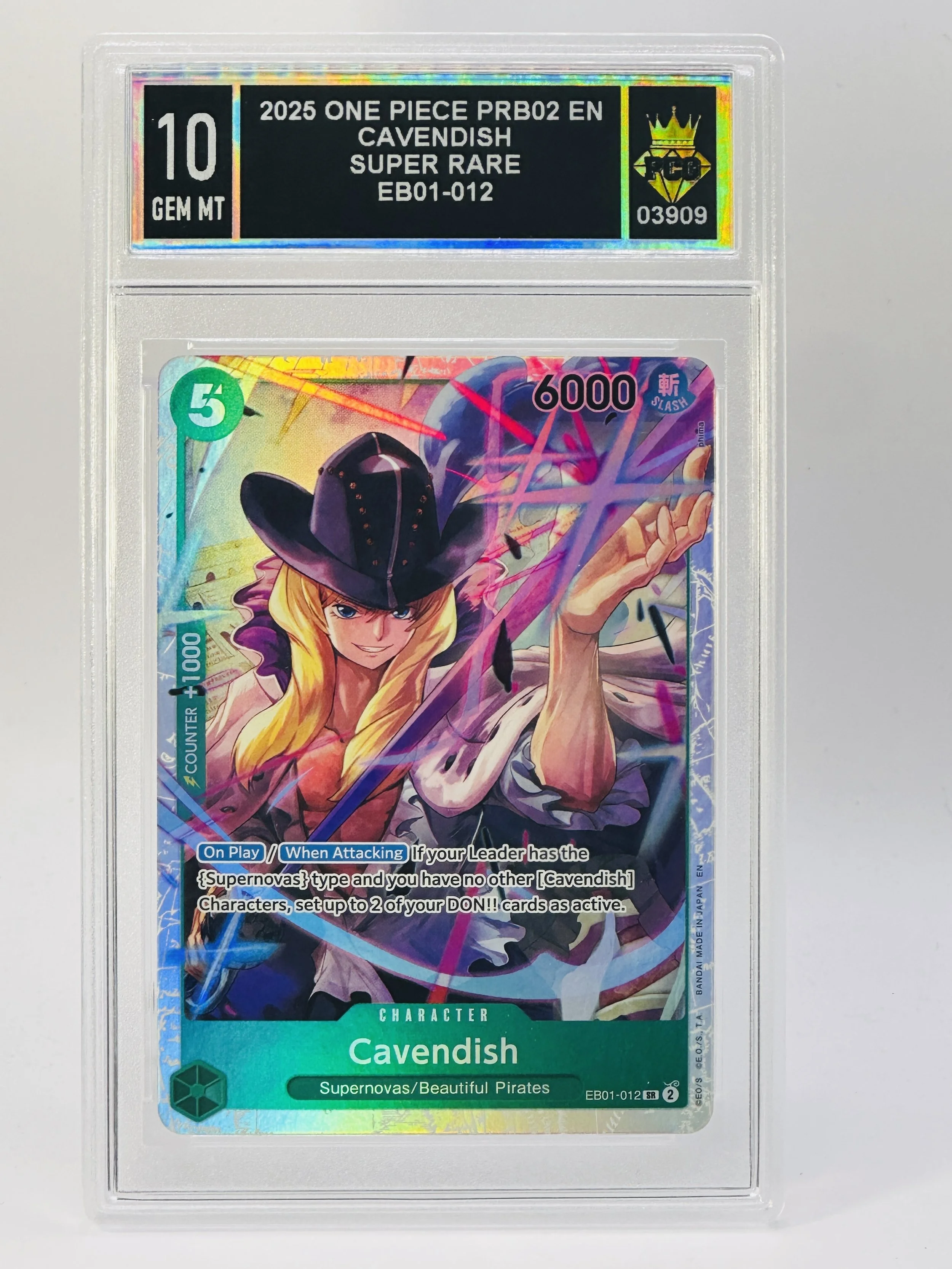 #20260003909 2025 CAVENDISH 10 GEM MT