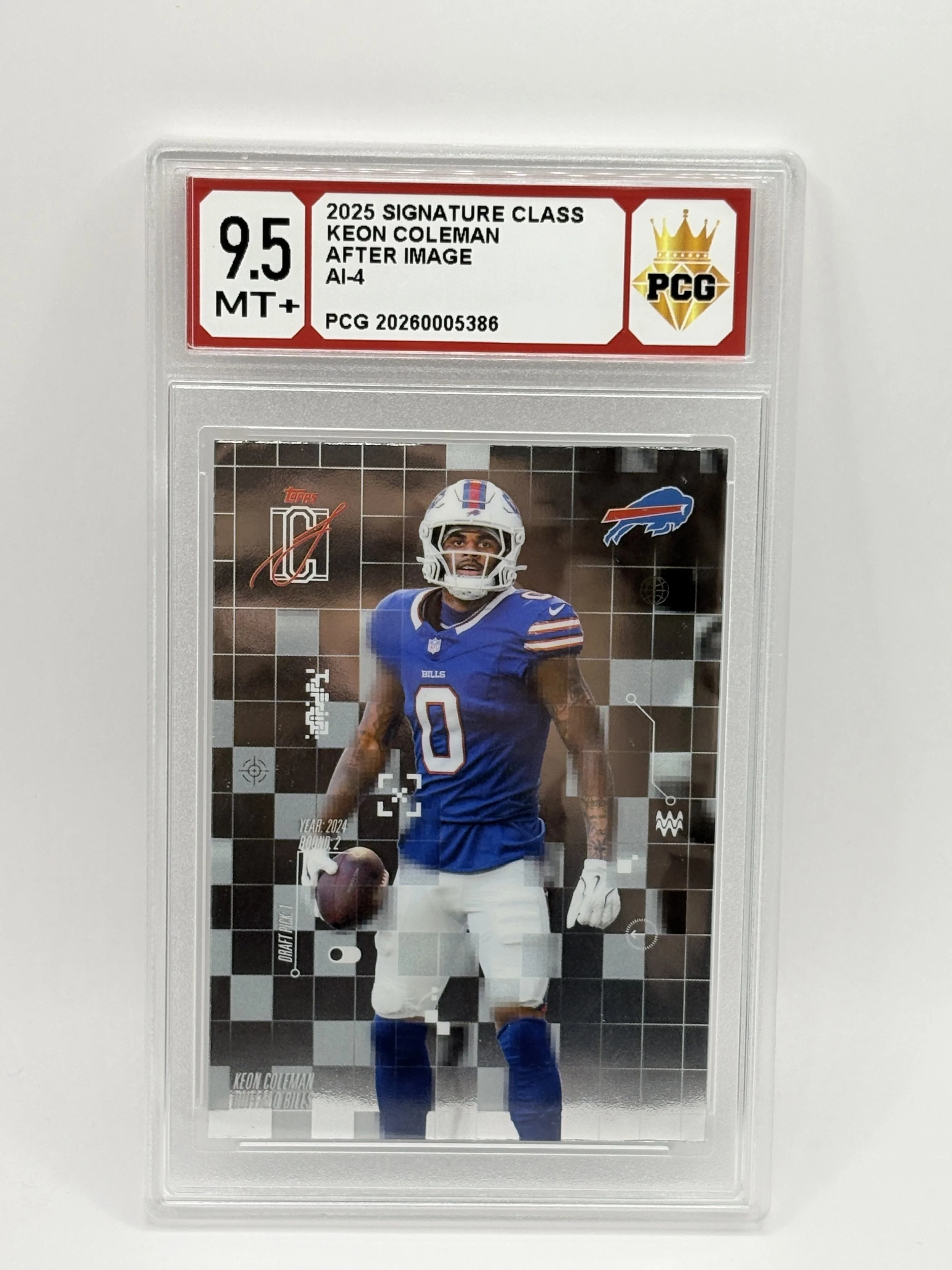 #20260005386 2025 KEON COLEMAN 9.5 MT+