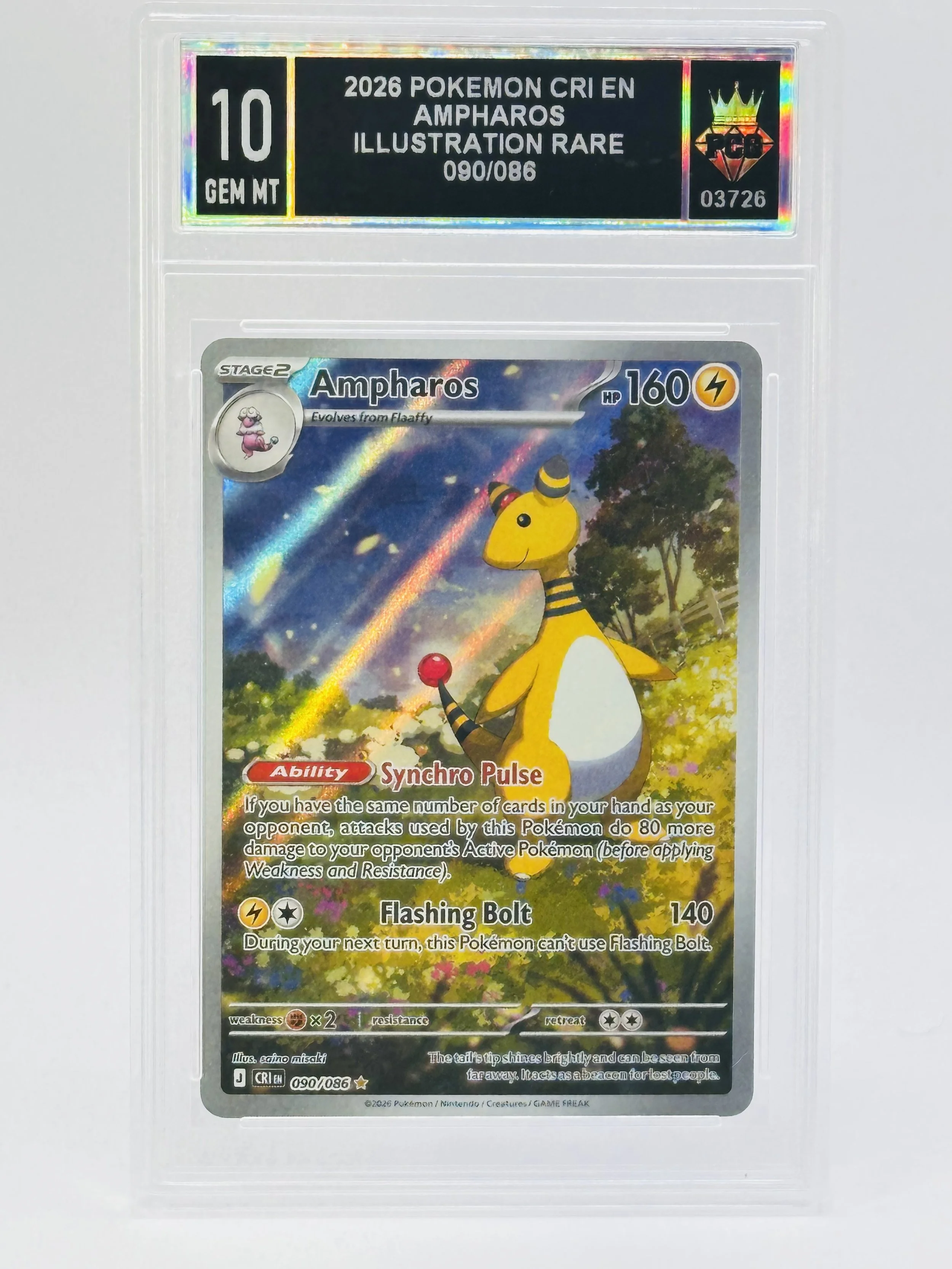 #20260003726 2026 AMPHAROS 10 GEM MT