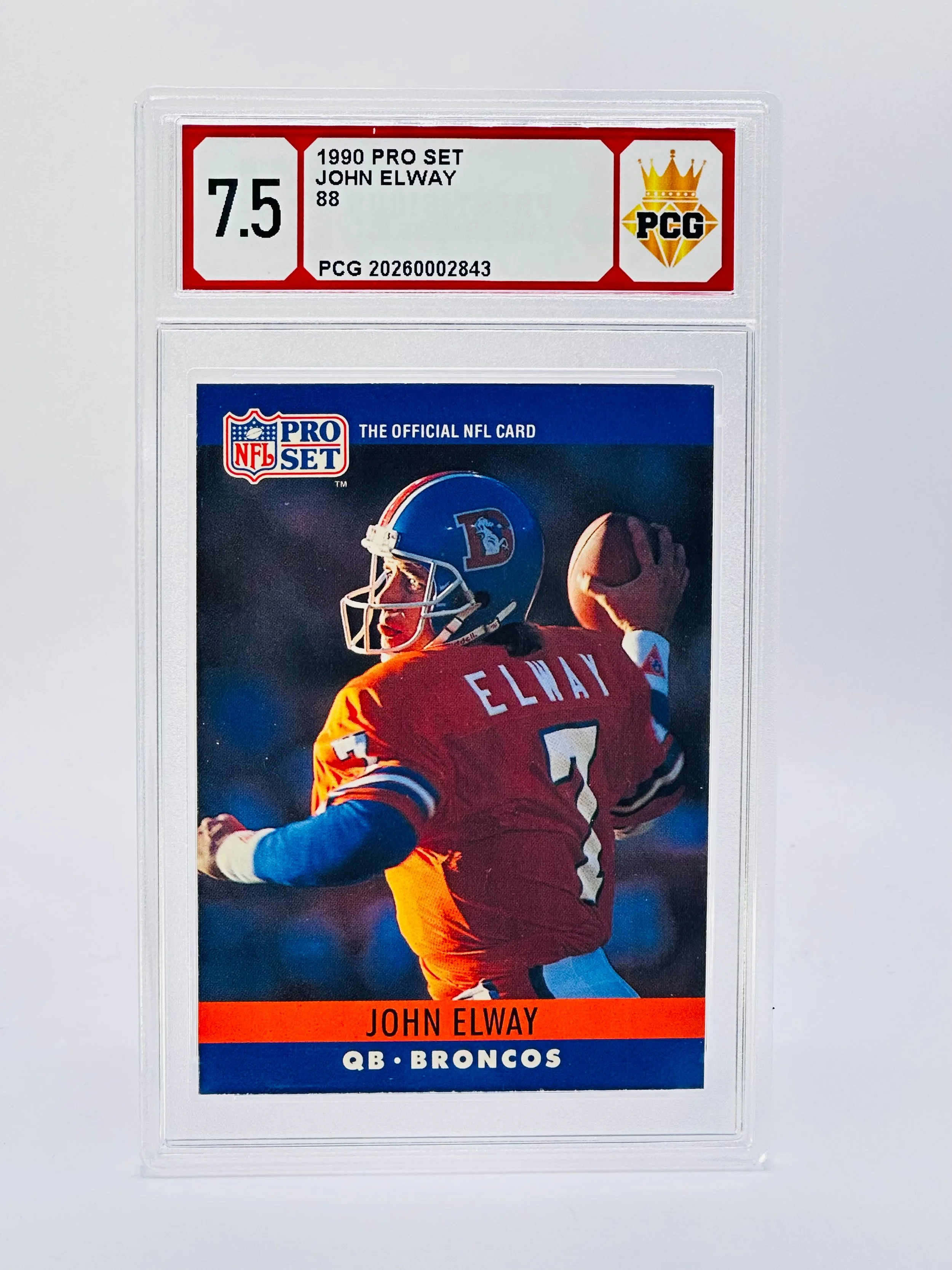 #20260002843 1990 JOHN ELWAY 7.5