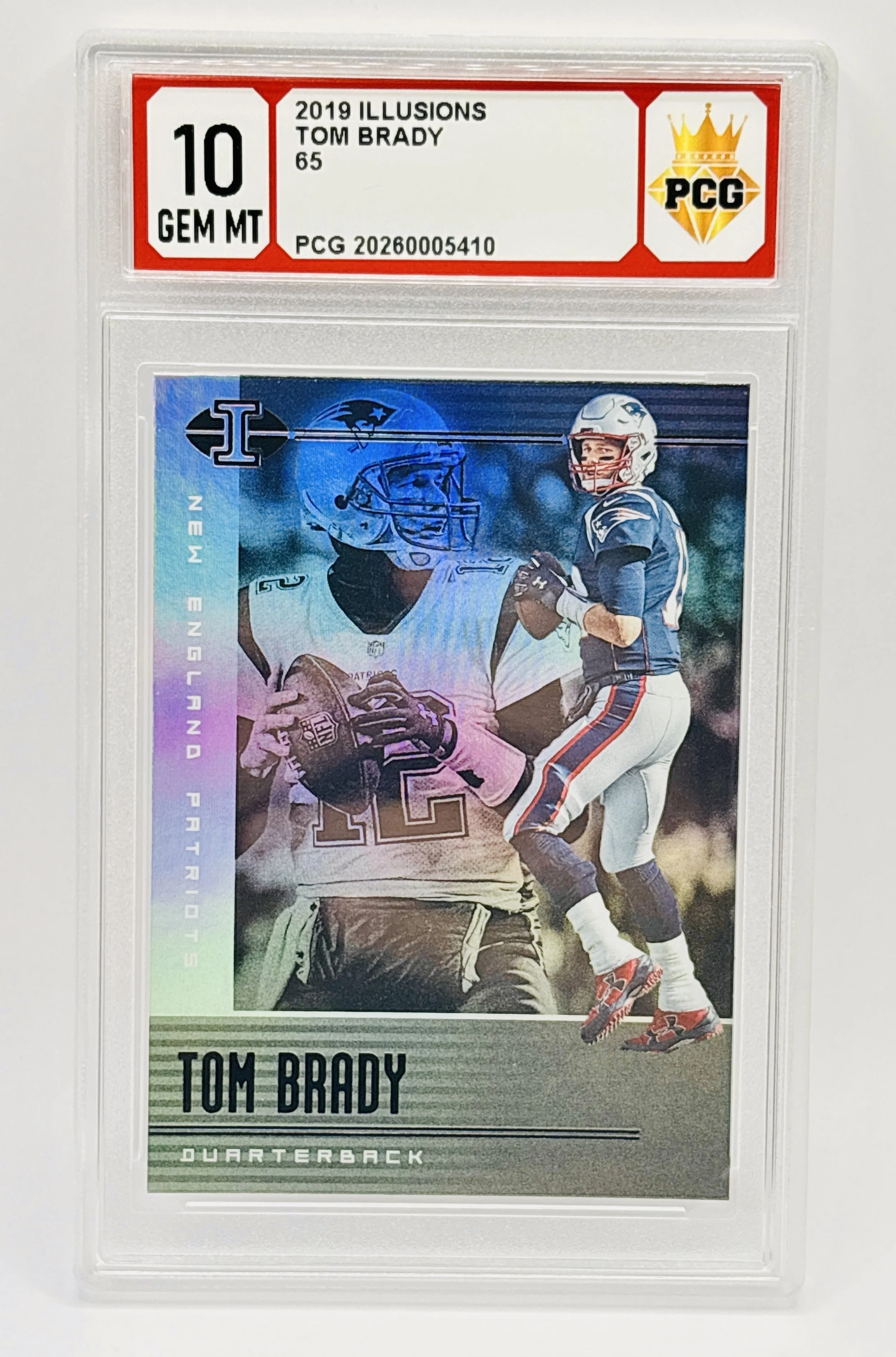 #20260005410 2019 TOM BRADY 10 GEM MT