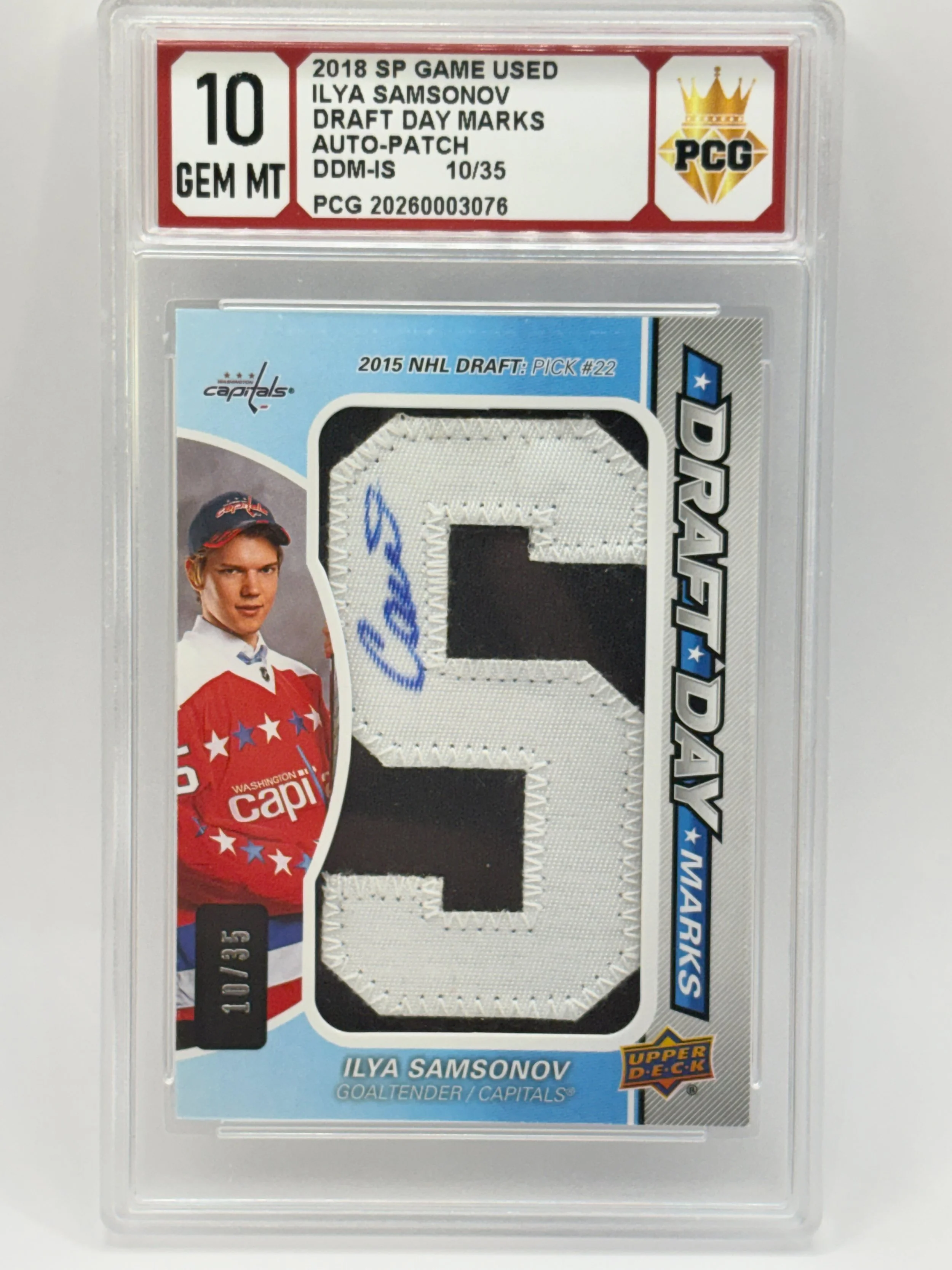 #20260003076 2018 ILYA SAMSONOV 10 GEM MT