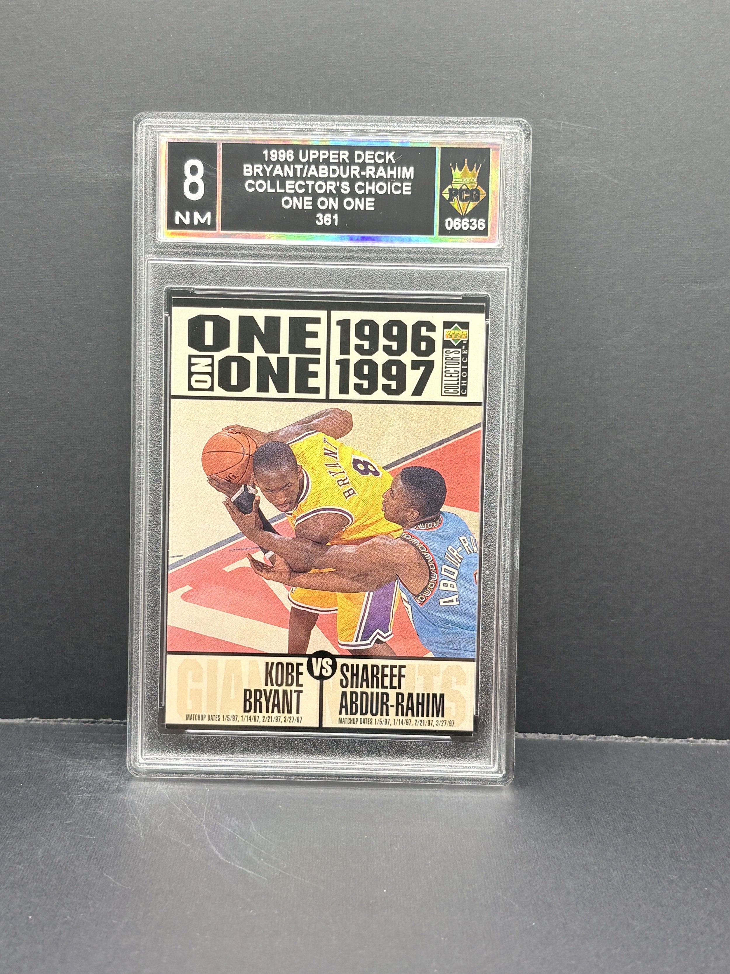 #06636 1996 BRYANT/ABDUR-RAHIM 8 NM
