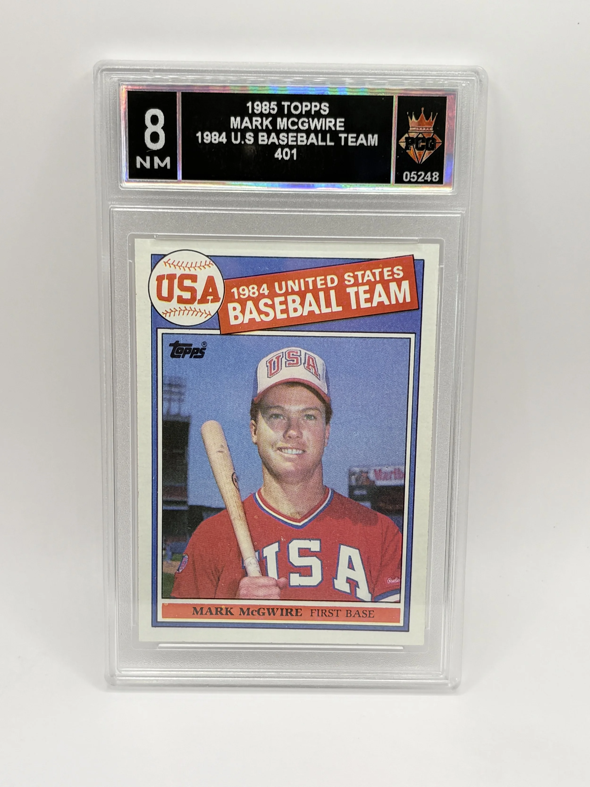 #20260005248 1985 MARK MCGWIRE 8 NM