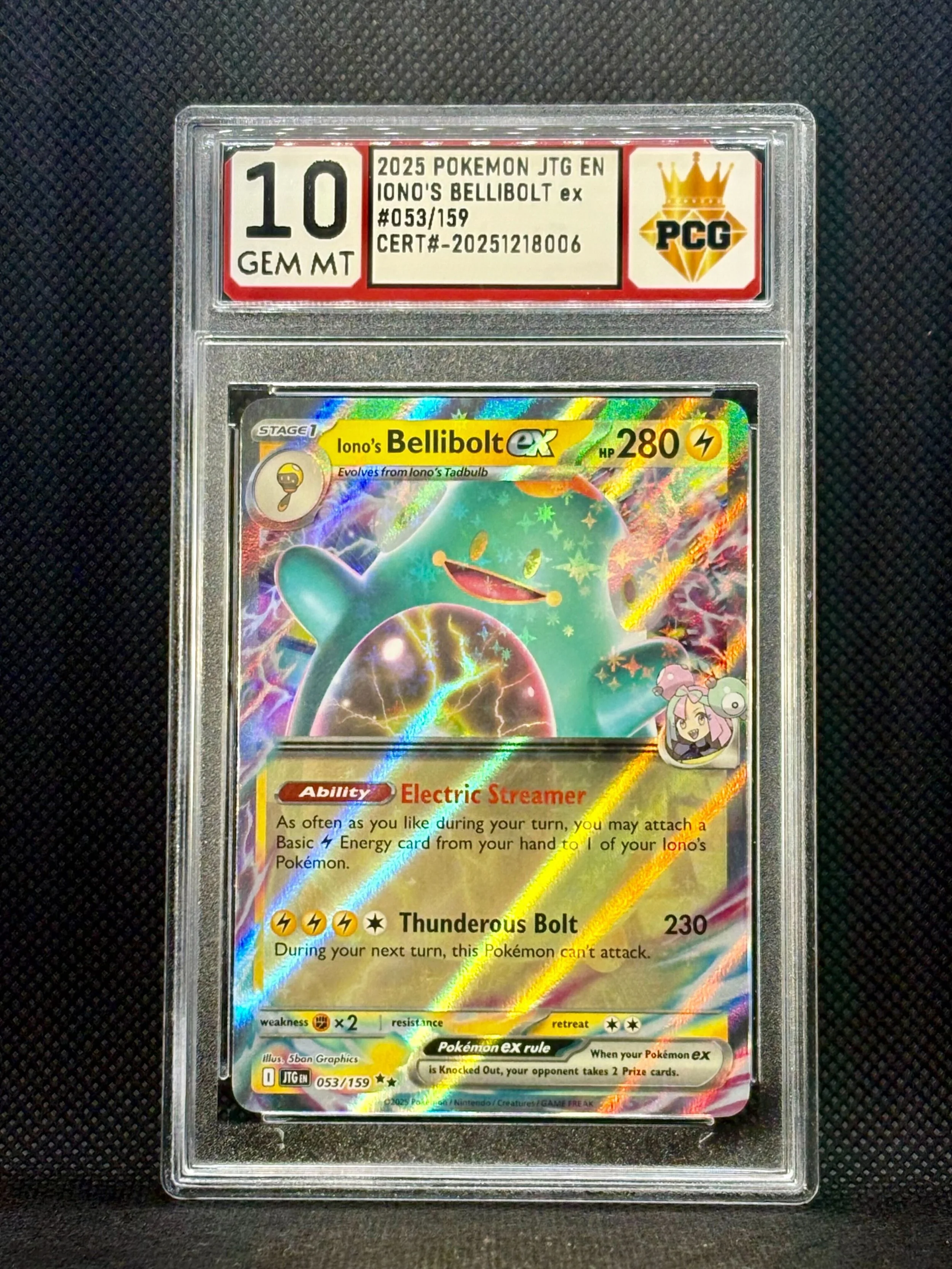 #20251218006 2025 JTG EN HONOS BELLIBOLT EX 10 GEM MT