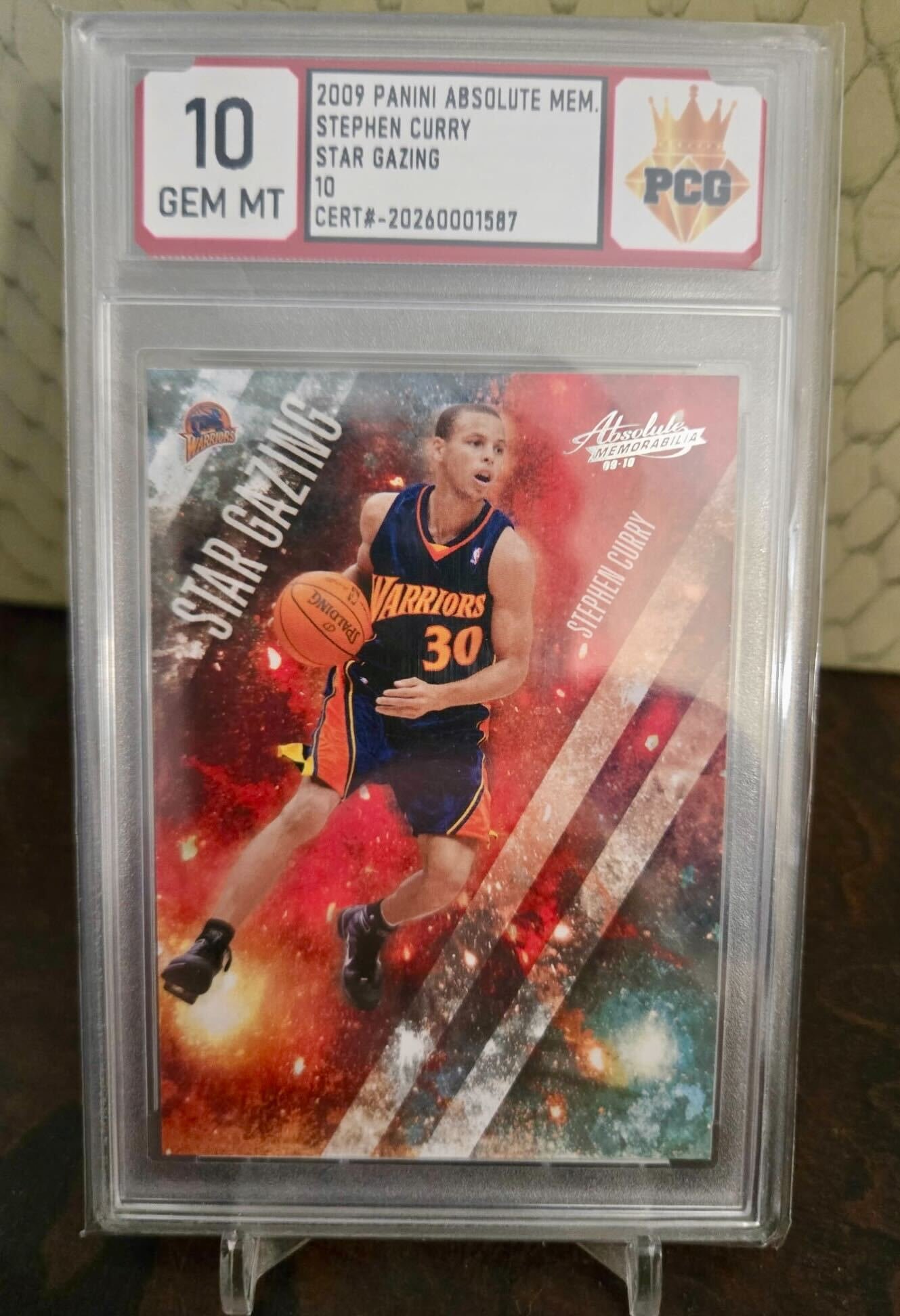 #20260001587 2009 STEPHEN CURRY 10 GEM MT