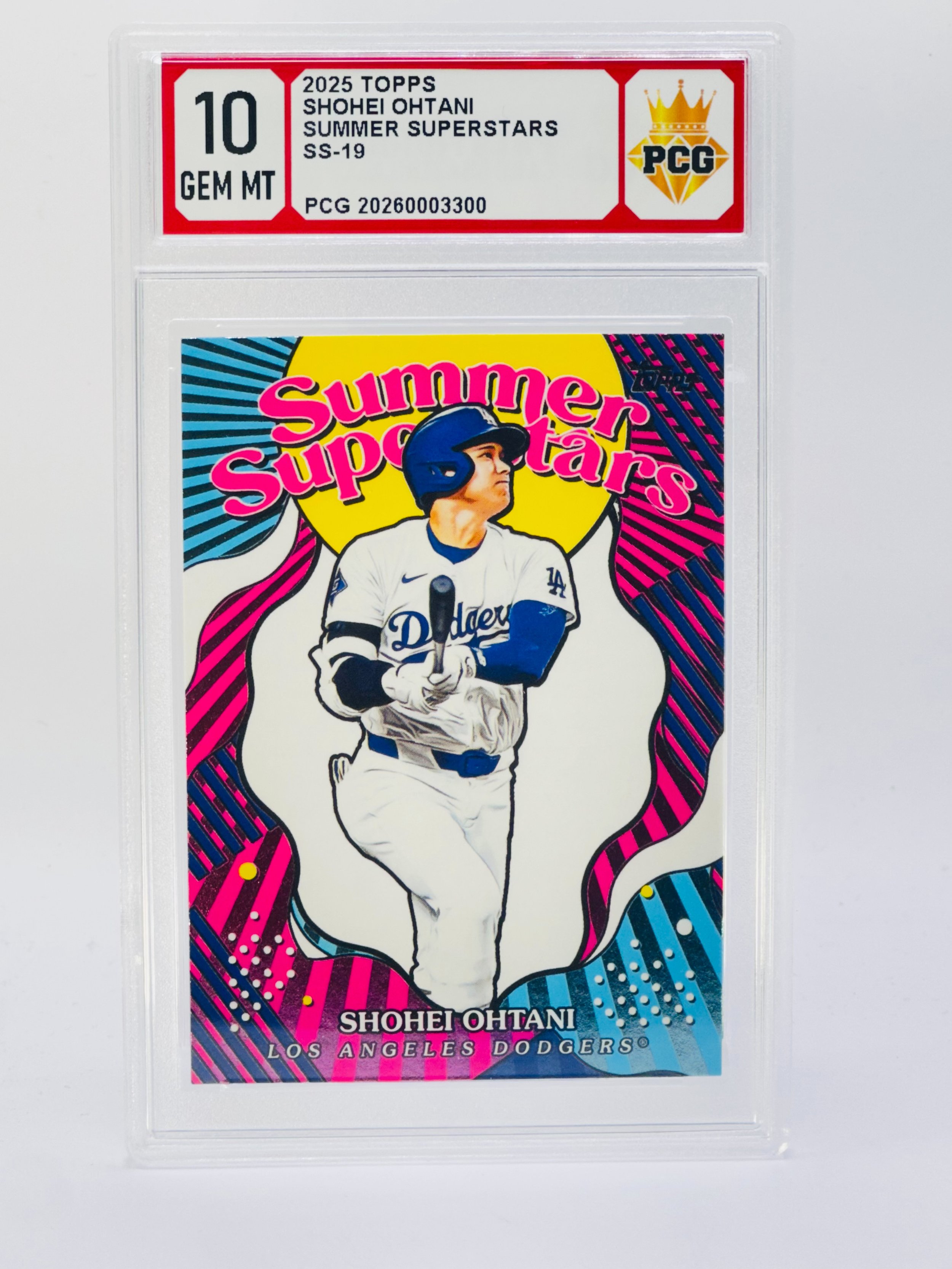 #20260003300 2025 SHOHEI OHTANI 10 GEM MT