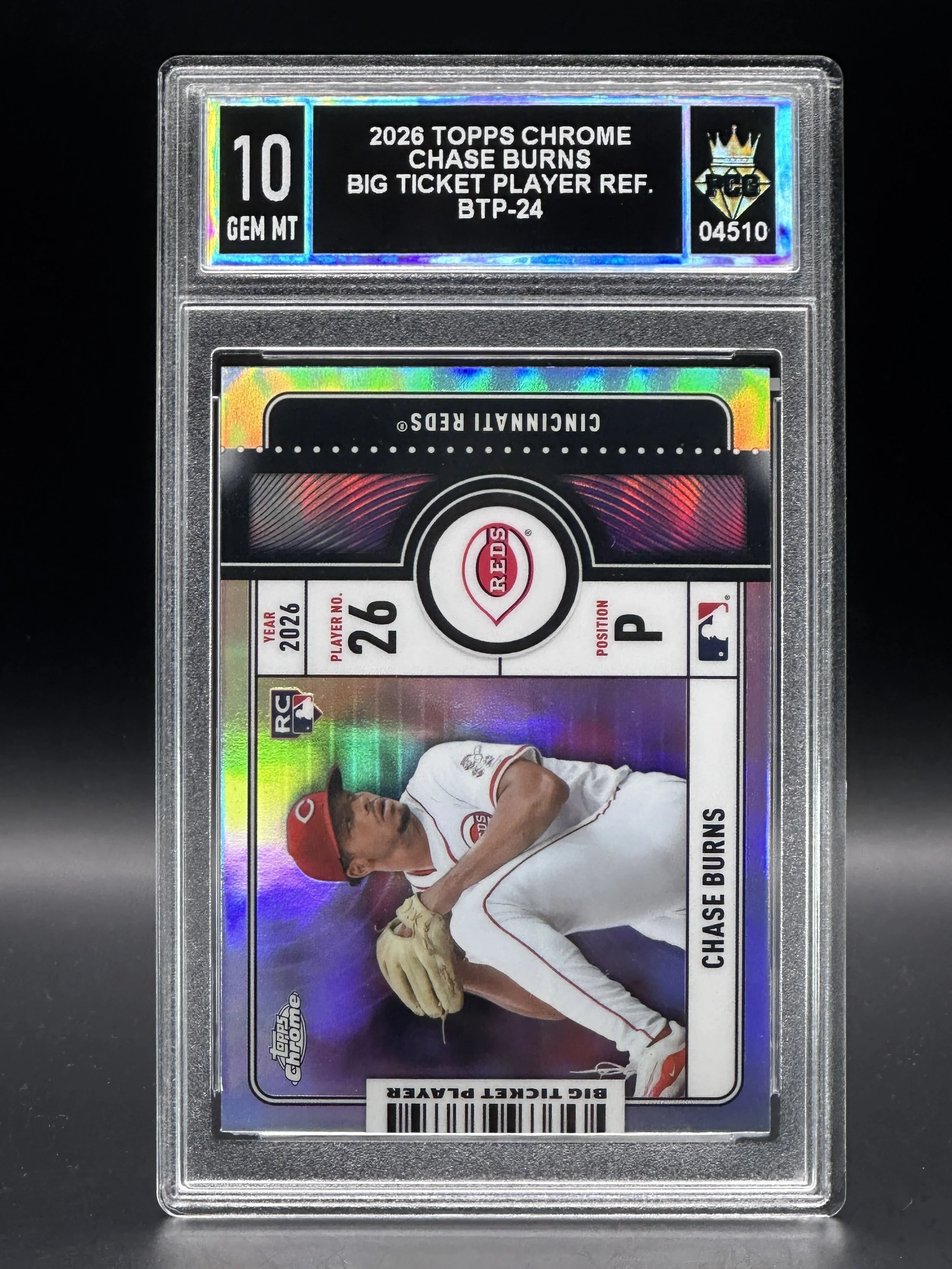 #04510 2026 CHASE BURNS 10 GEM MT