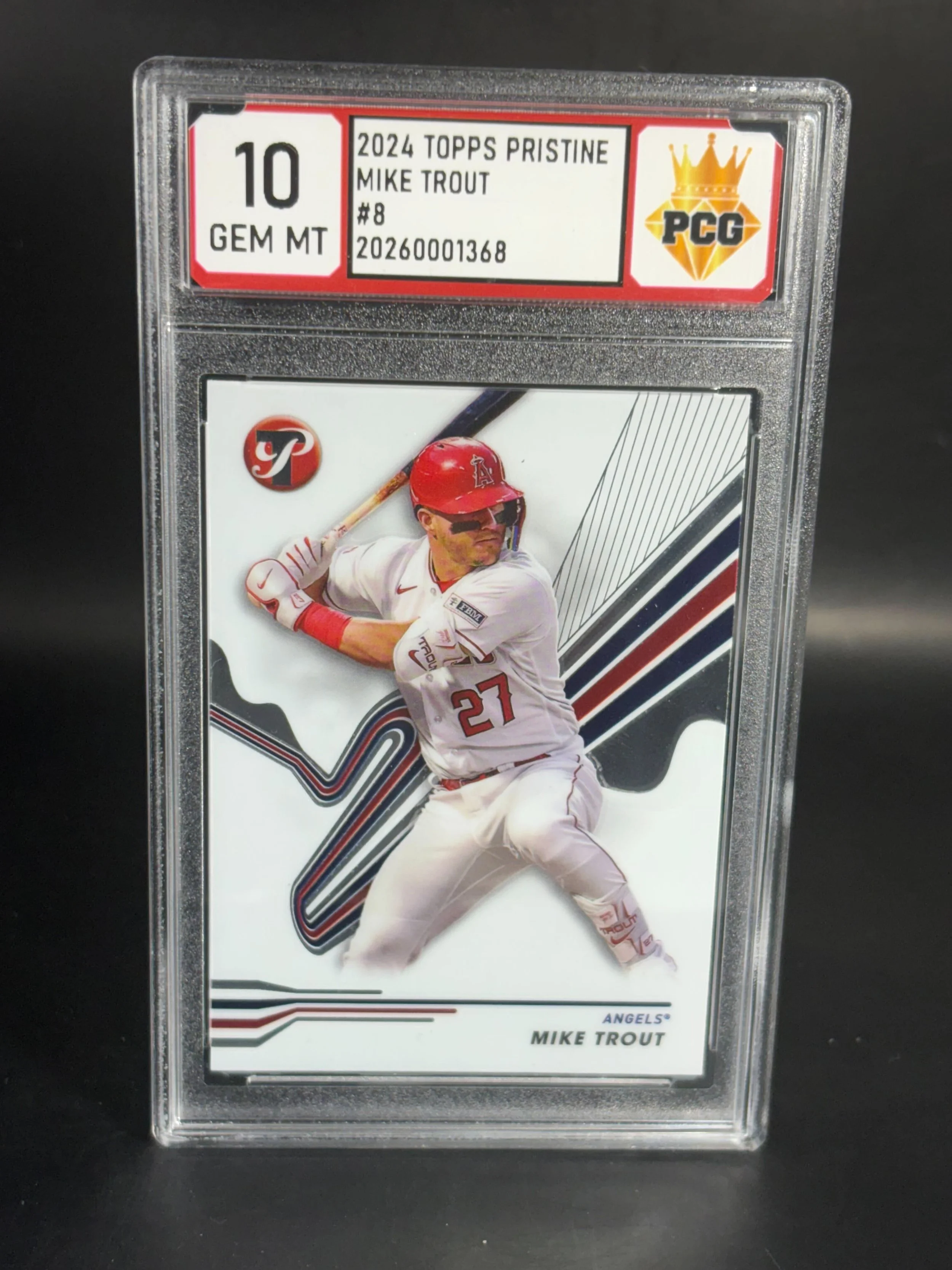#20250001368 2024 MIKE TROUT 10 GEM MT