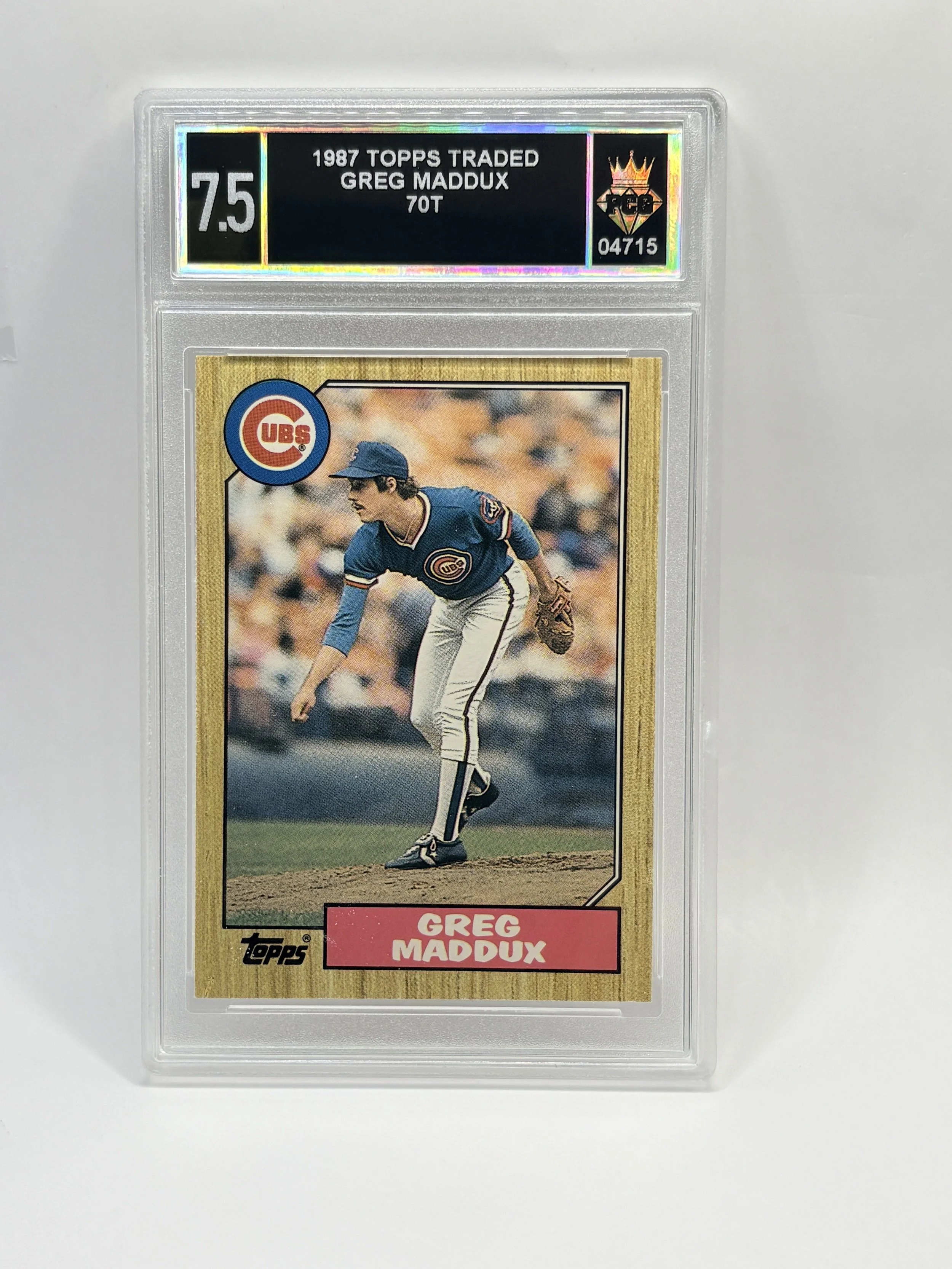 #20260004715 1987 GREG MADDUX 7.5