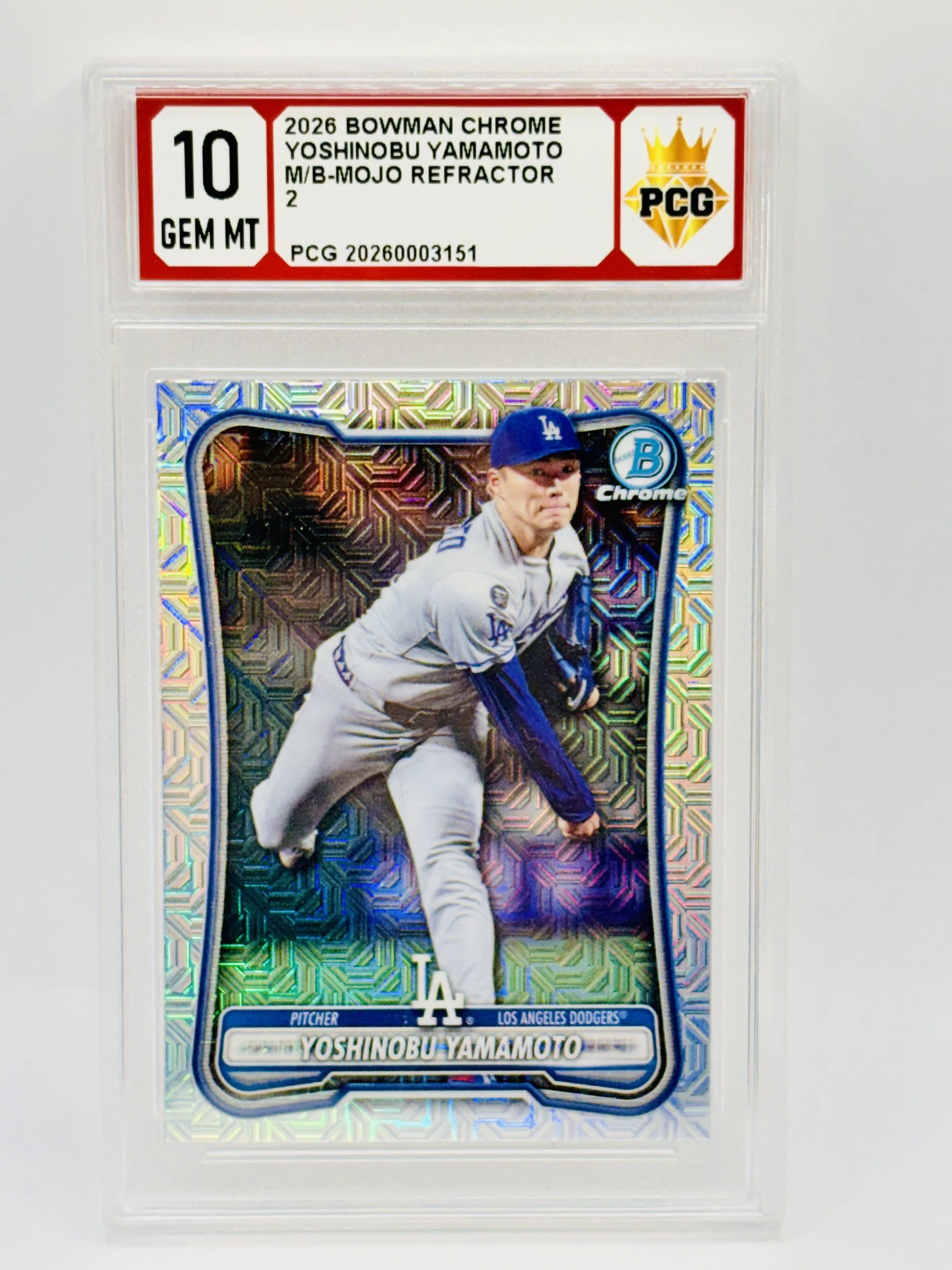 #20260003151 2026 YOSHINOBU YAMAMOTO 10 GEM MT