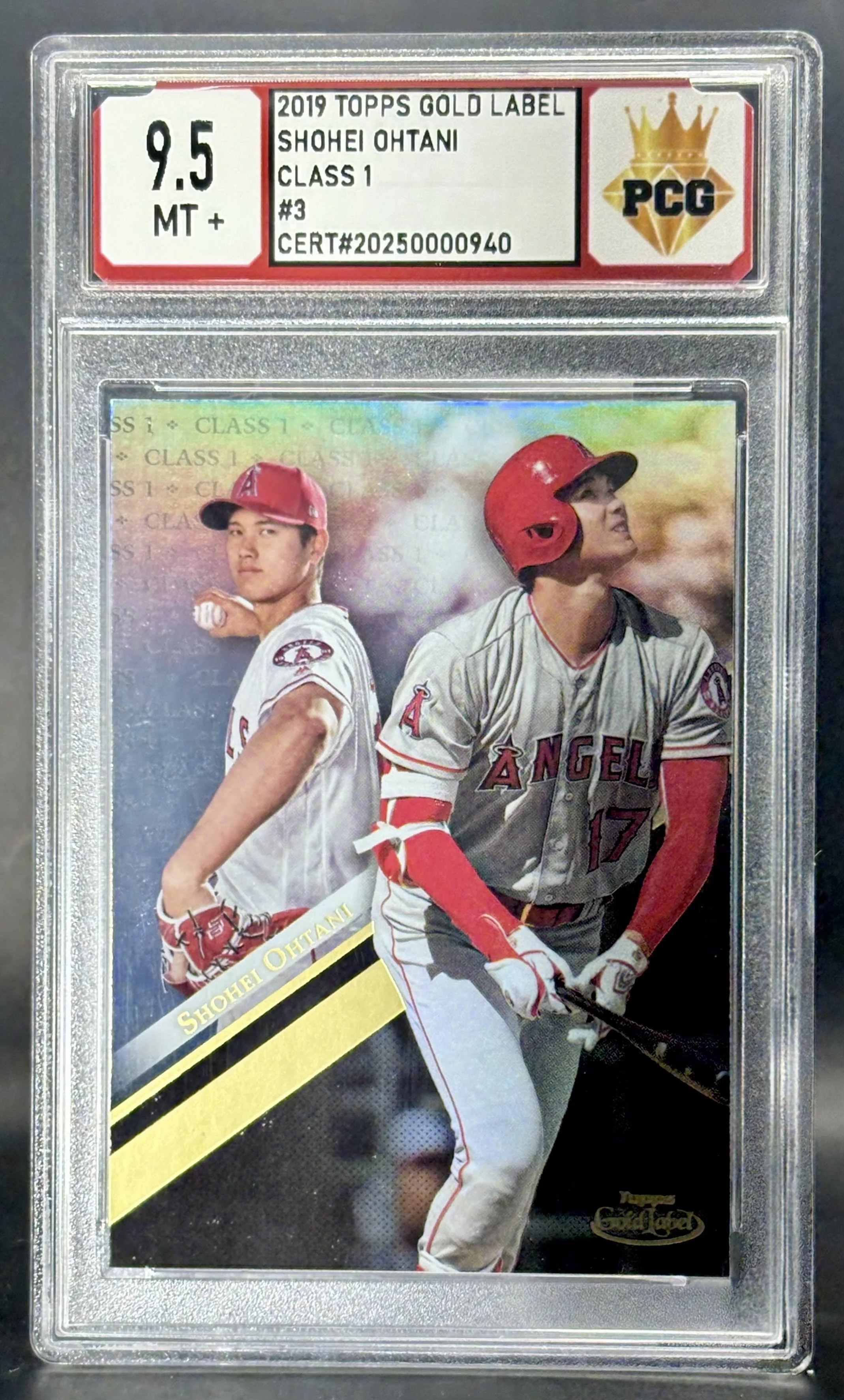 #2025000940 2019 SHOHEI OHTANI  9.5 MT +