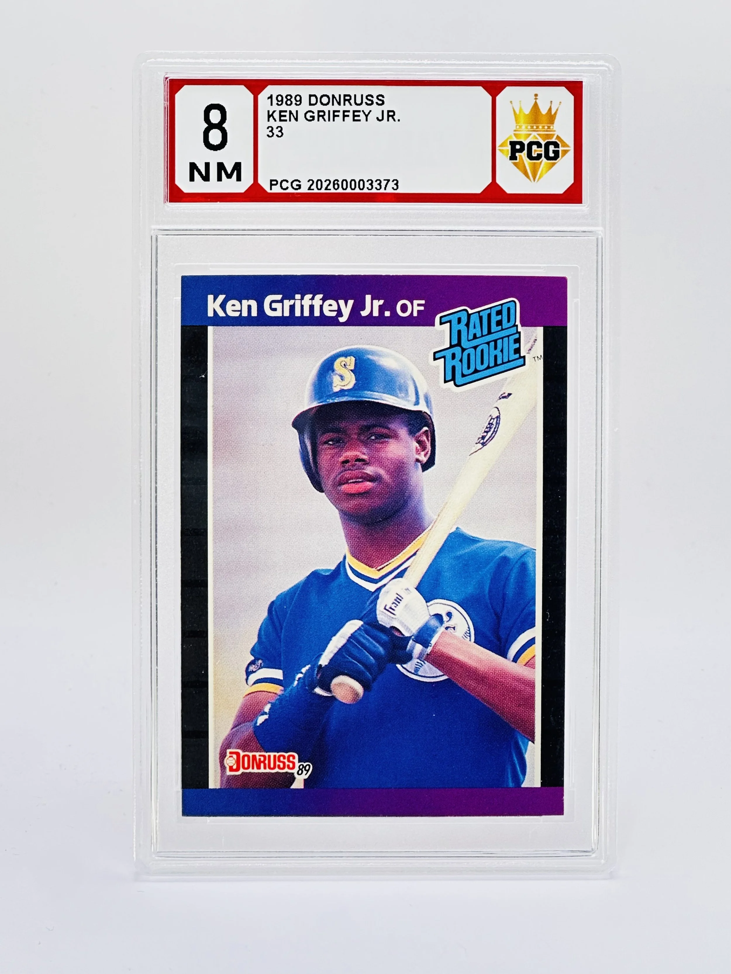 #20260003373 1989 KEN GRIFFEY JR. 8 NM