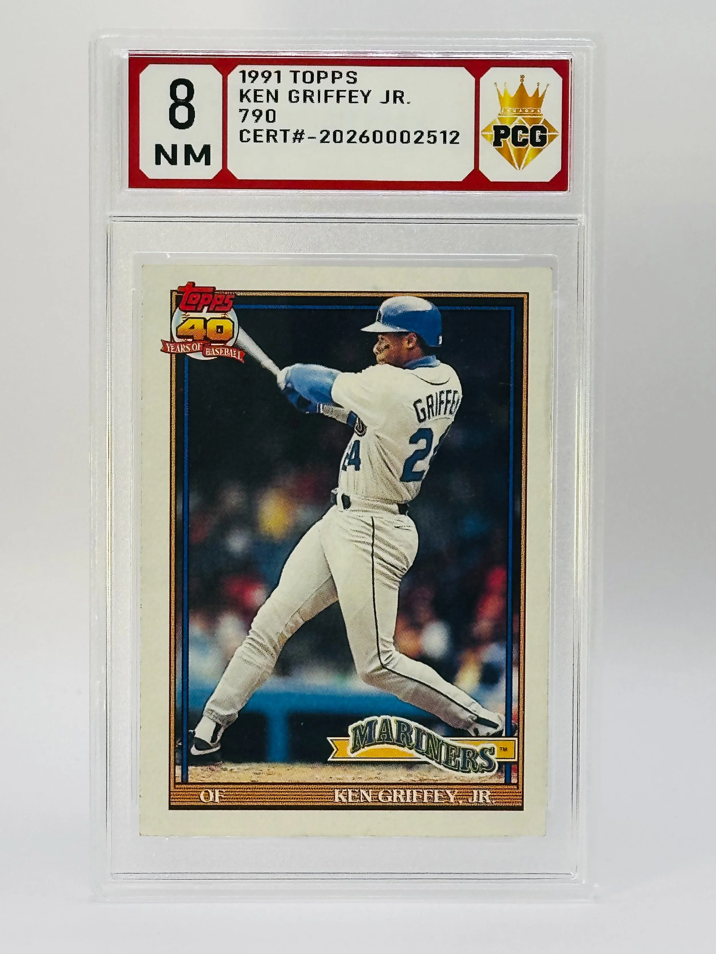 #20260002512 1991 KEN GRIFFEY JR. 8 NM