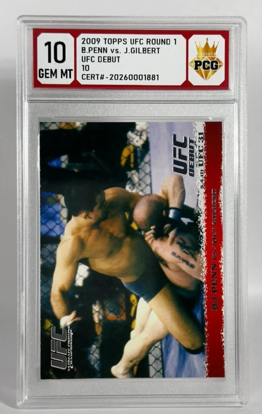 #20260001881 2009 PENN VS GILBERT 10 GEM MT