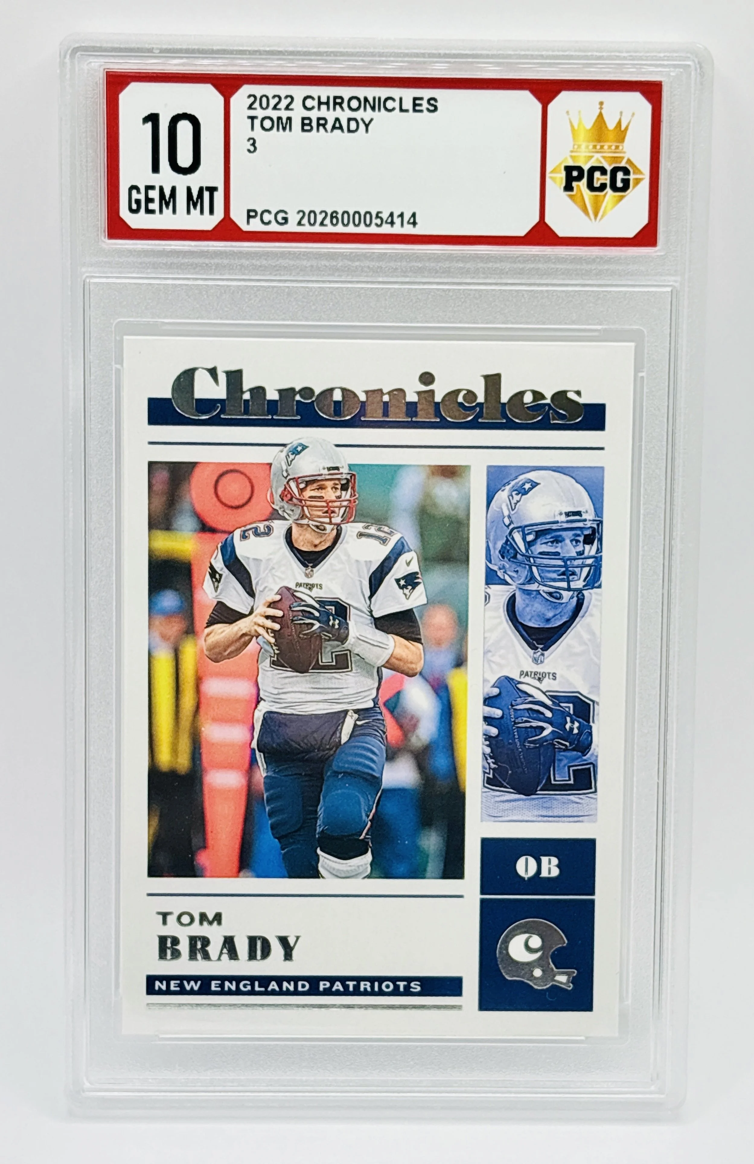 #20260005414 2022 TOM BRADY 10 GEM MT