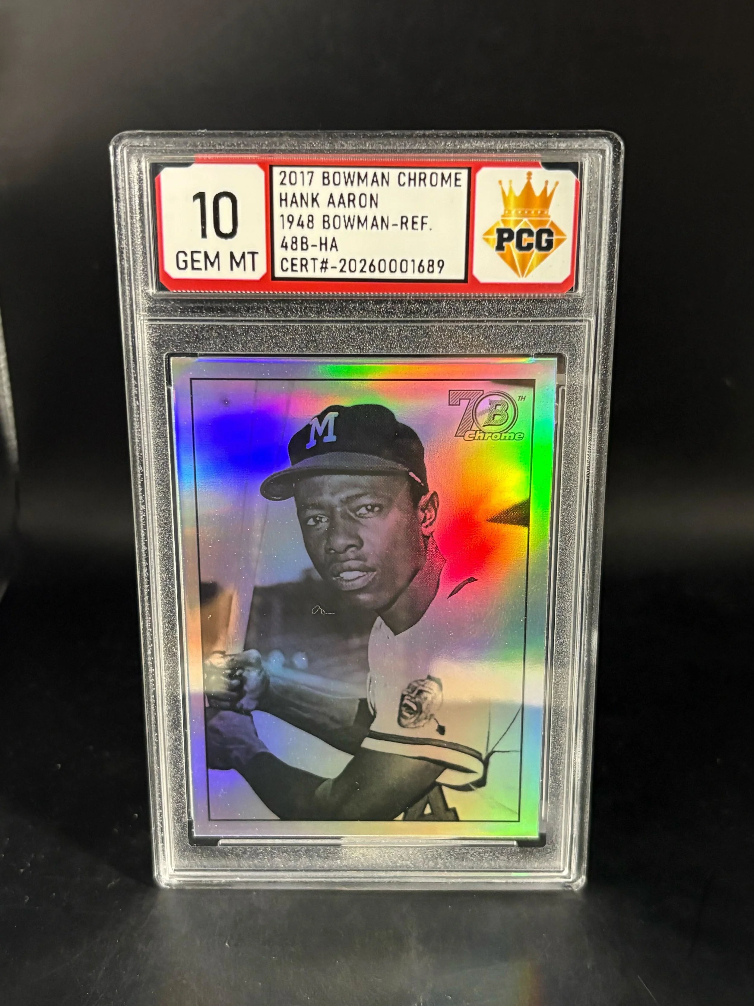 #20260001689 2017 HANK ARRON 10 GEM MT