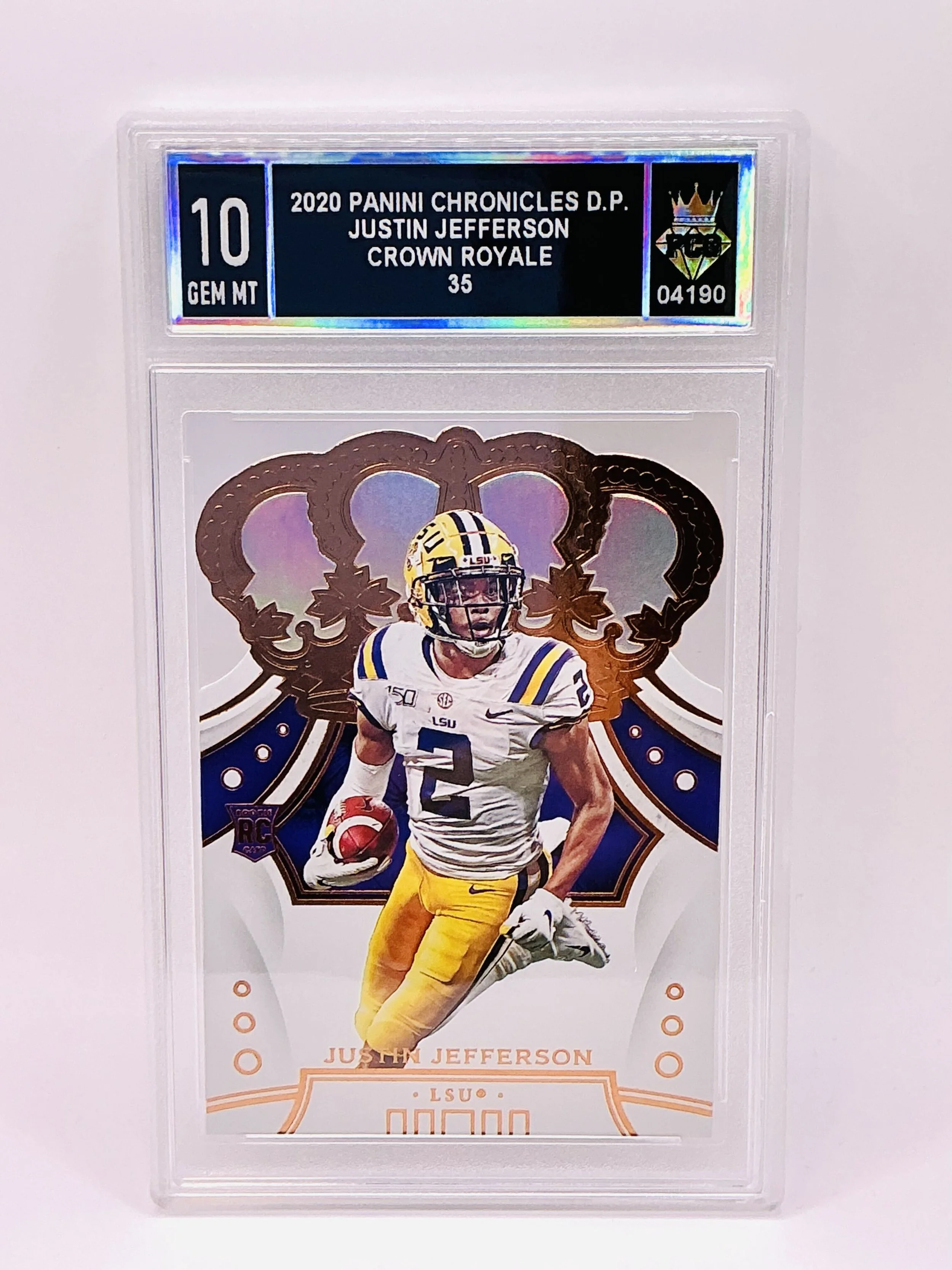 #04190 2020 JUSTIN JEFFERSON 10 GEM MT