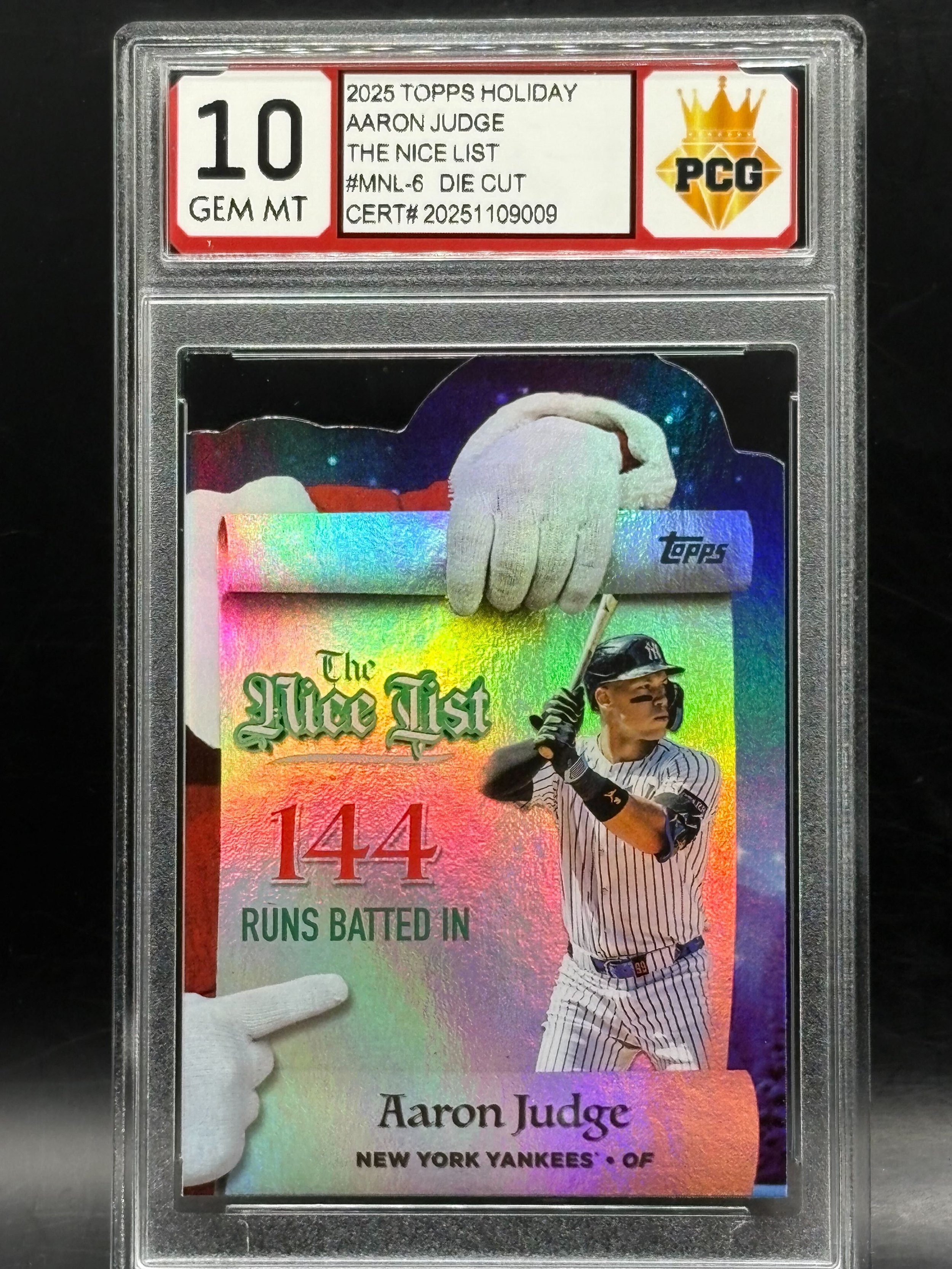 #20251109009 Aaron Judge 10 GEM MT