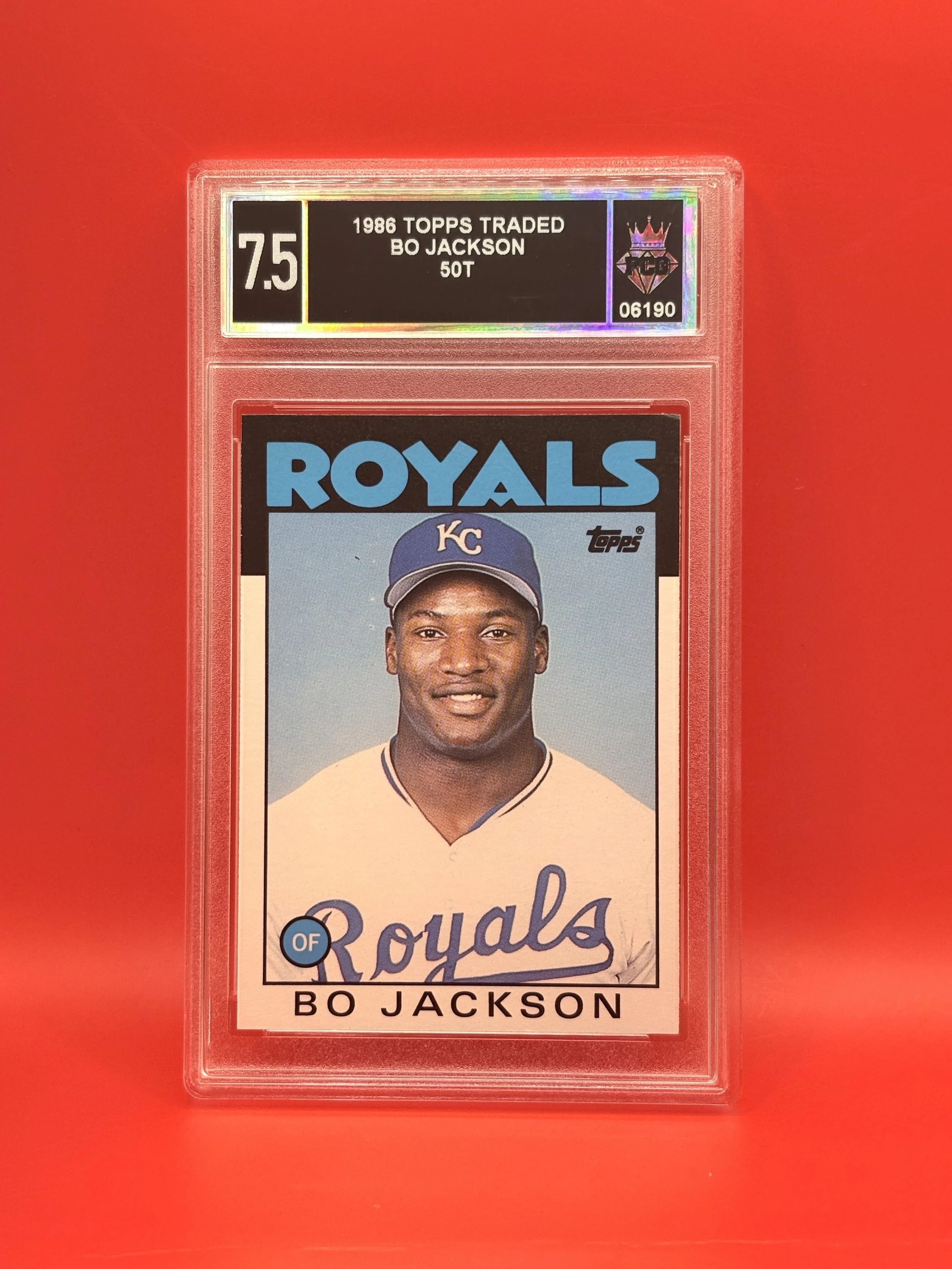 #06190 1986 BO JACKSON 7.5