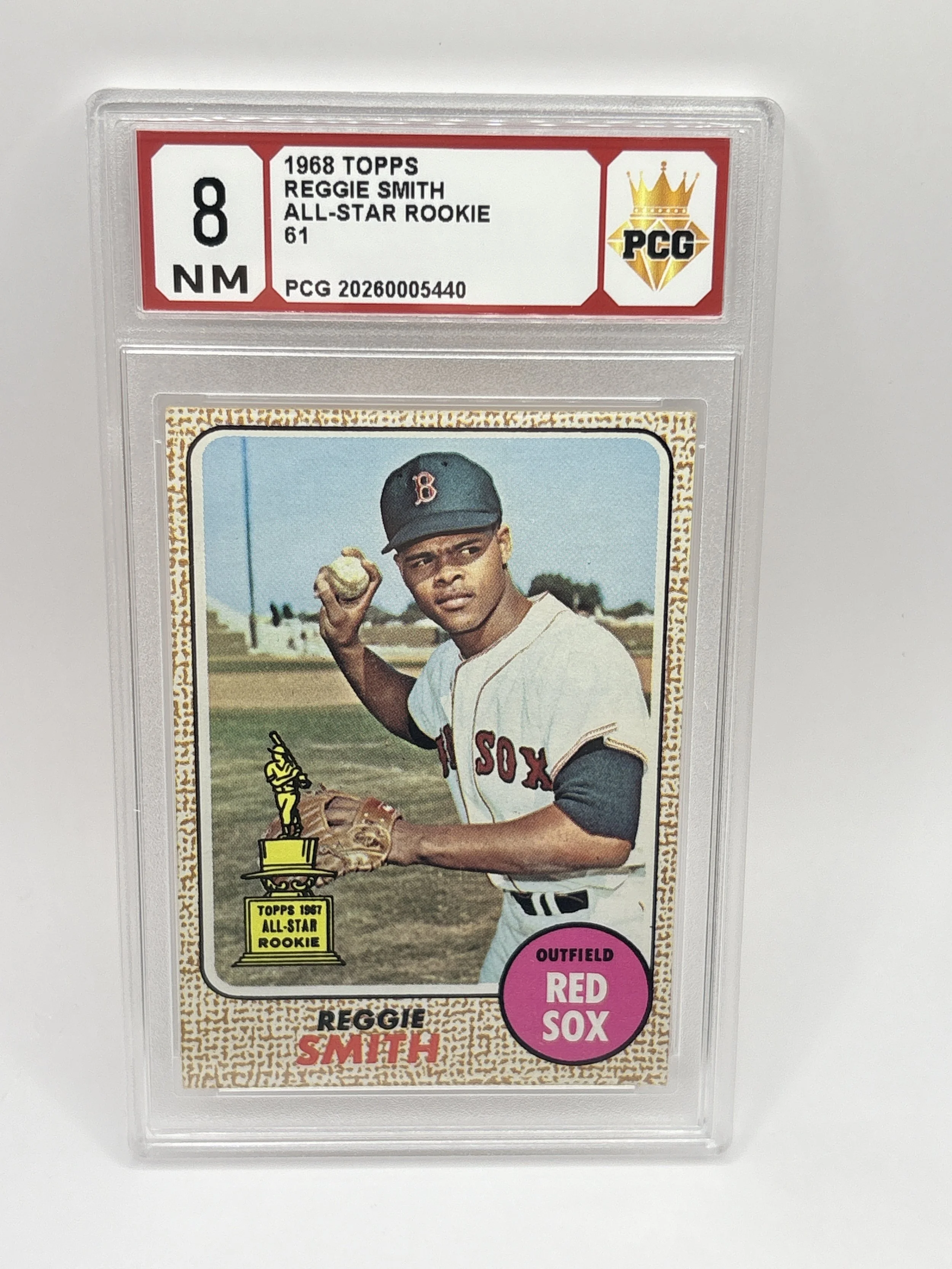 #20260005440 1968 REGGIE SMITH 8 NM