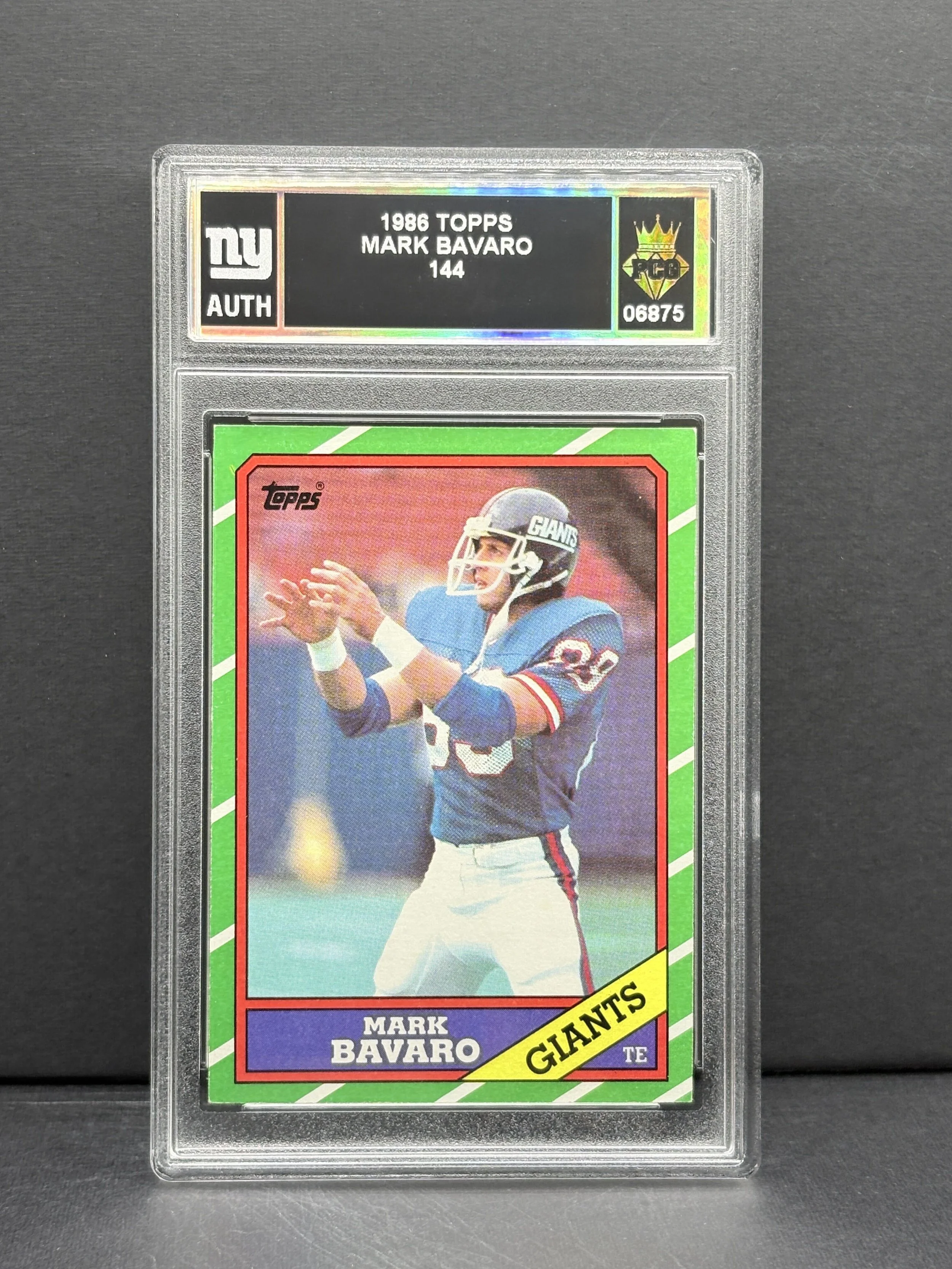 #06875 1986 MARK BAVARO AUTH.