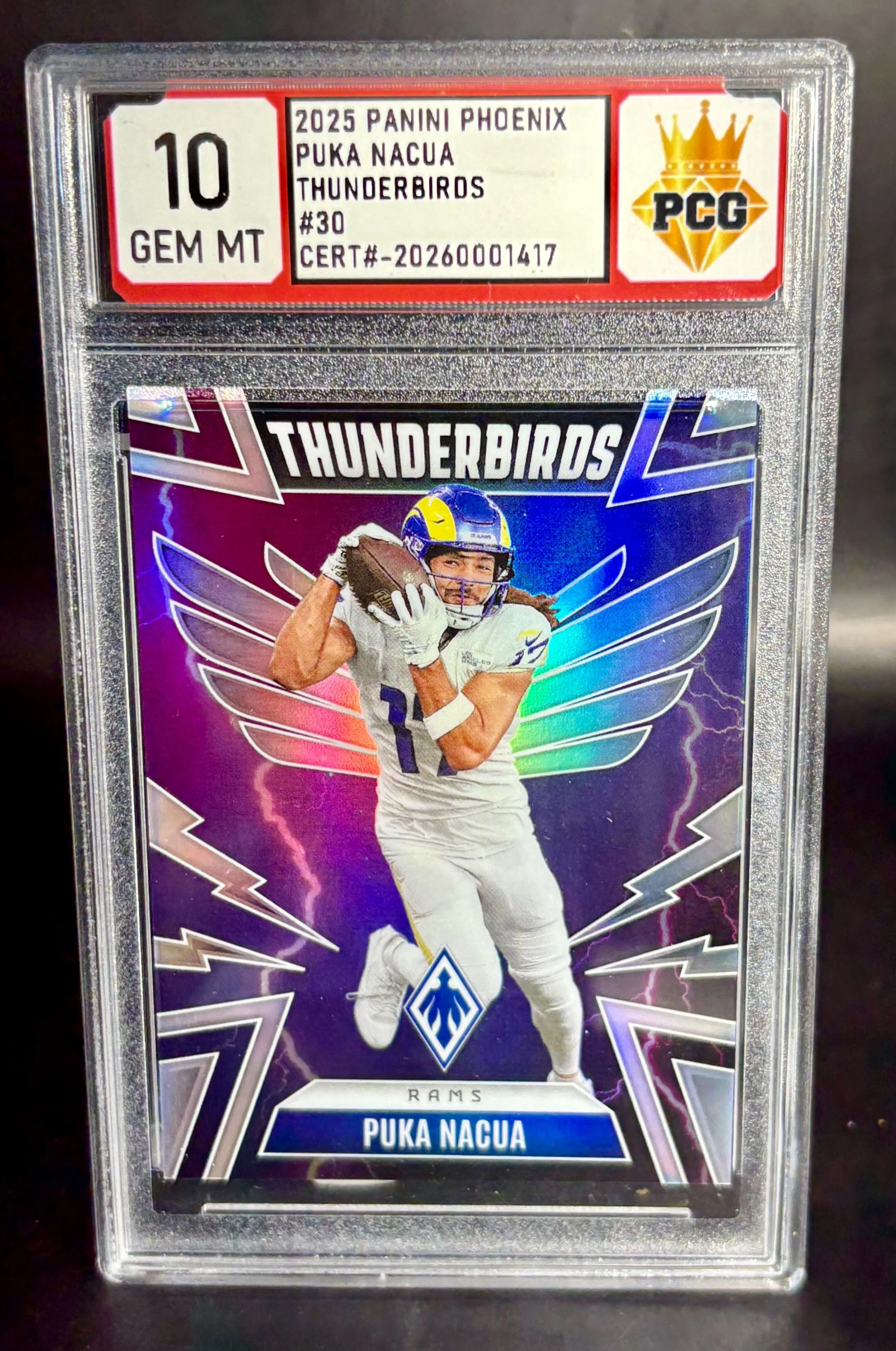 #20260001417 2025 PANINI NACUA 10 GEM MT