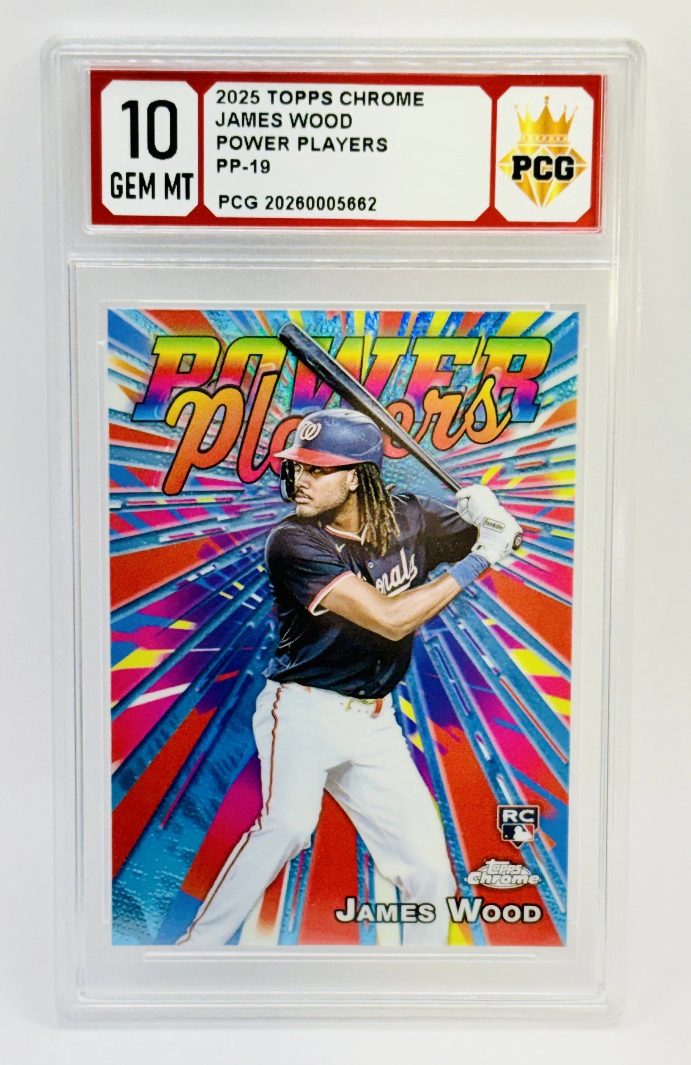 #20260005662 2025 JAMES WOOD 10 GEM MT